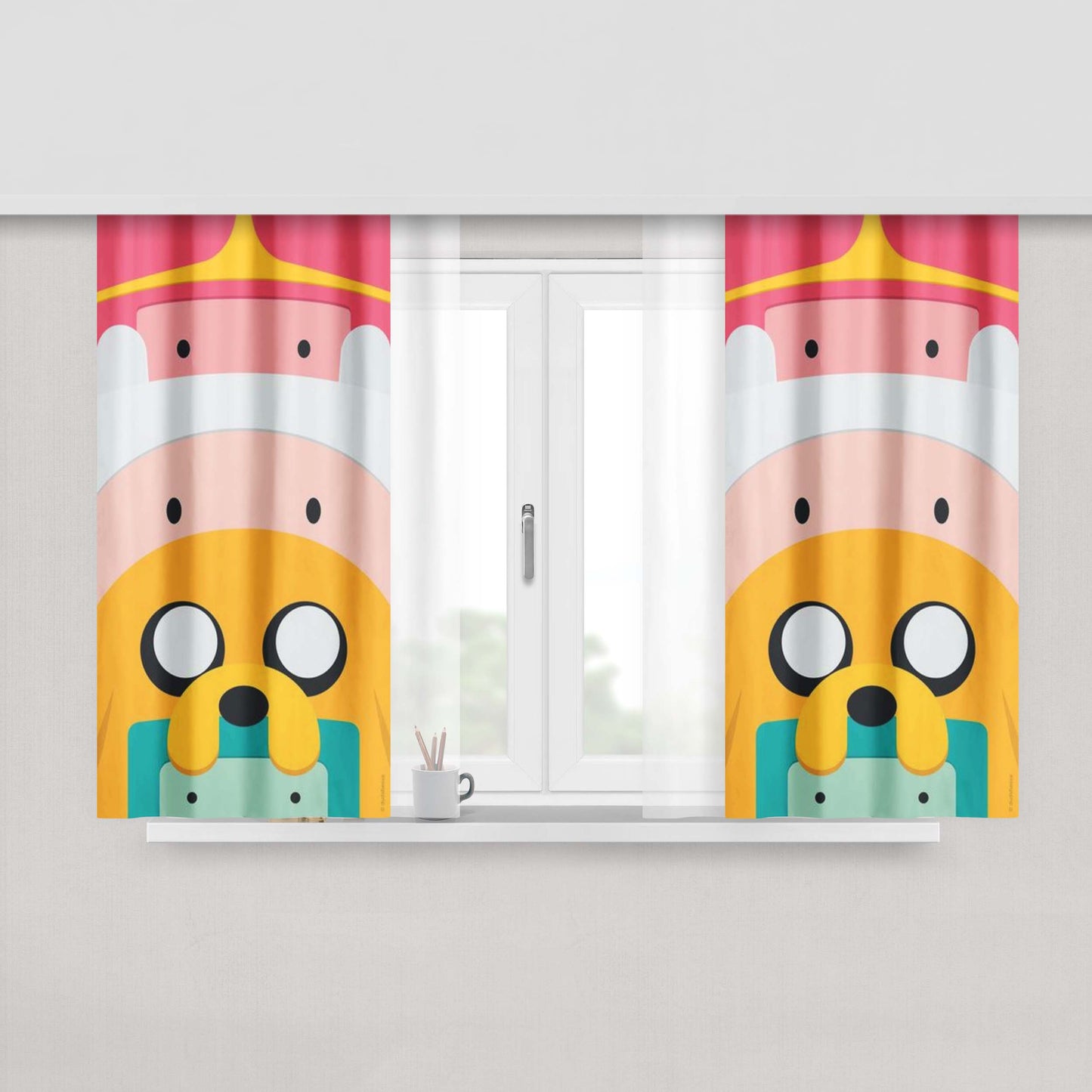 Adventure Time Eye Candy Cup Cake Vol 1 Fabric Window Curtains