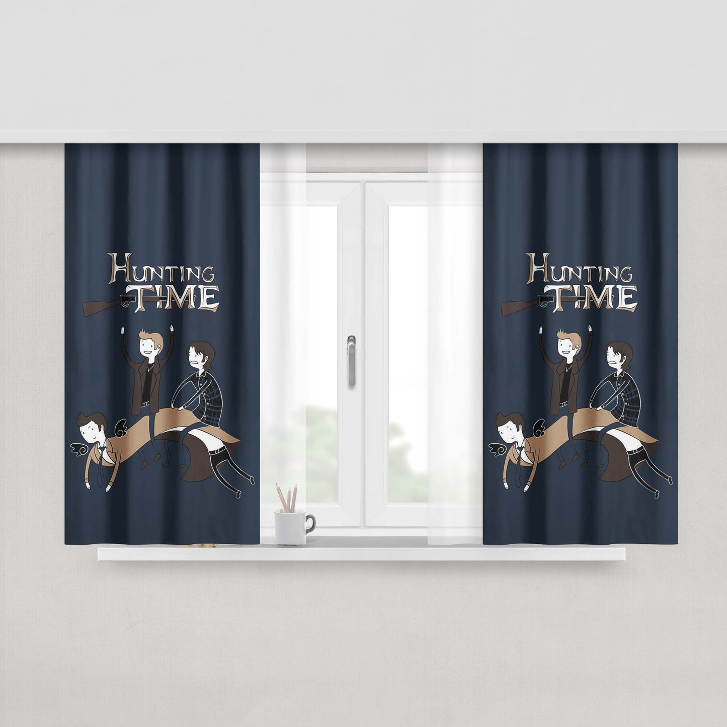 Adventure Time Member Fabric Window Curtains