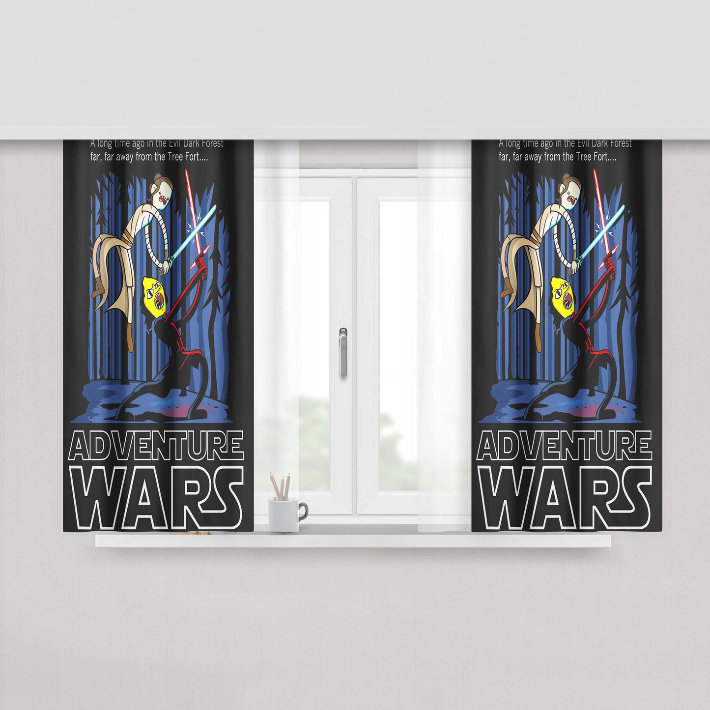 Adventure Totoro Time Fabric Window Curtains