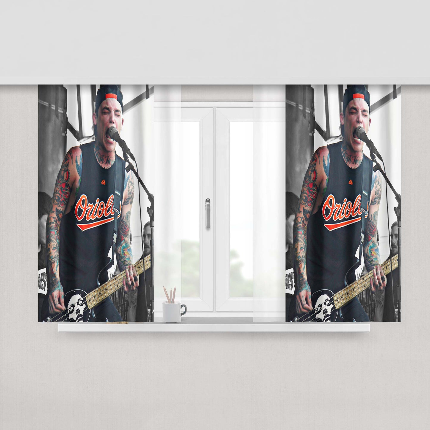 Ahren Stringer Perform Peach Skin Window Curtains