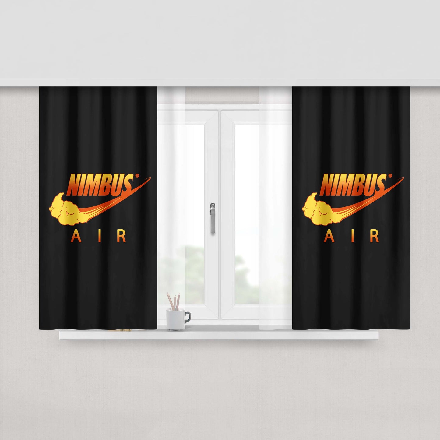 Air Naruto Peach Skin Window Curtains