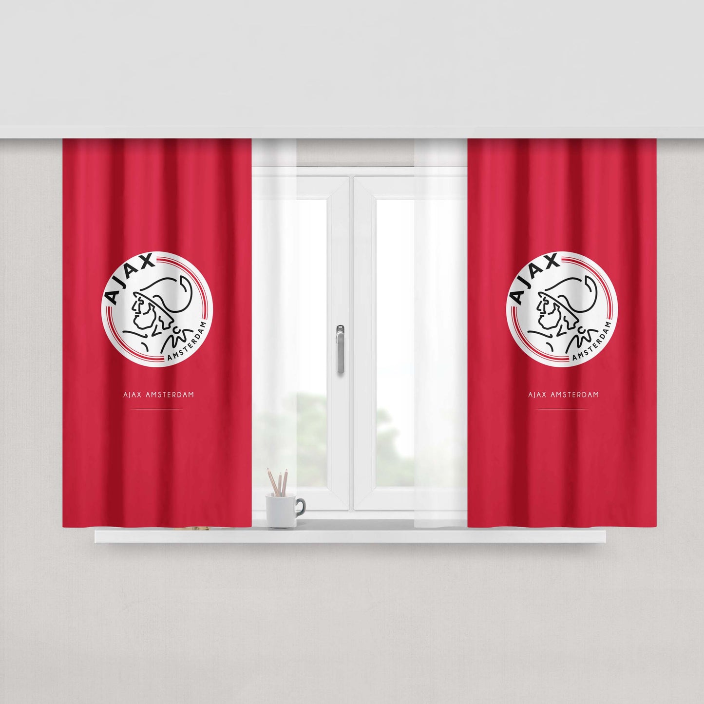 Ajax Amsterdam Max Fabric Window Curtains