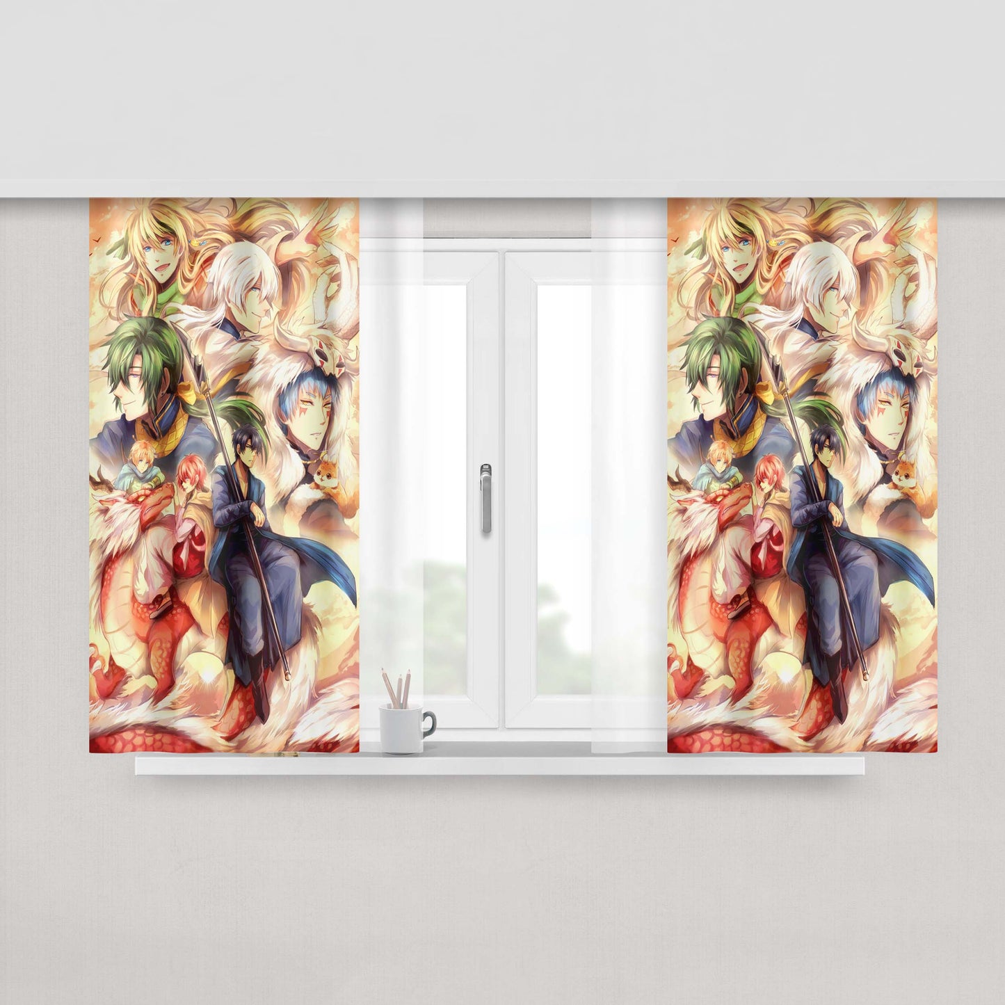 Akatsuki Mobile Wallpaper Fabric Window Curtains