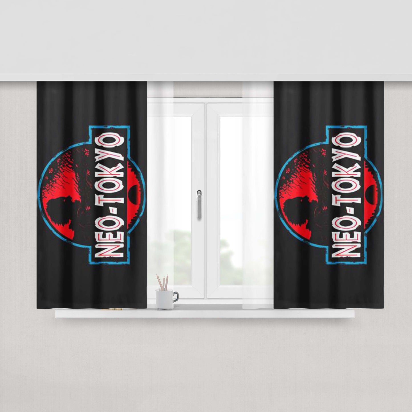 Akira Neo Tokyo Is About To Explode Shotaro Kaneda Peach Skin Window Curtains