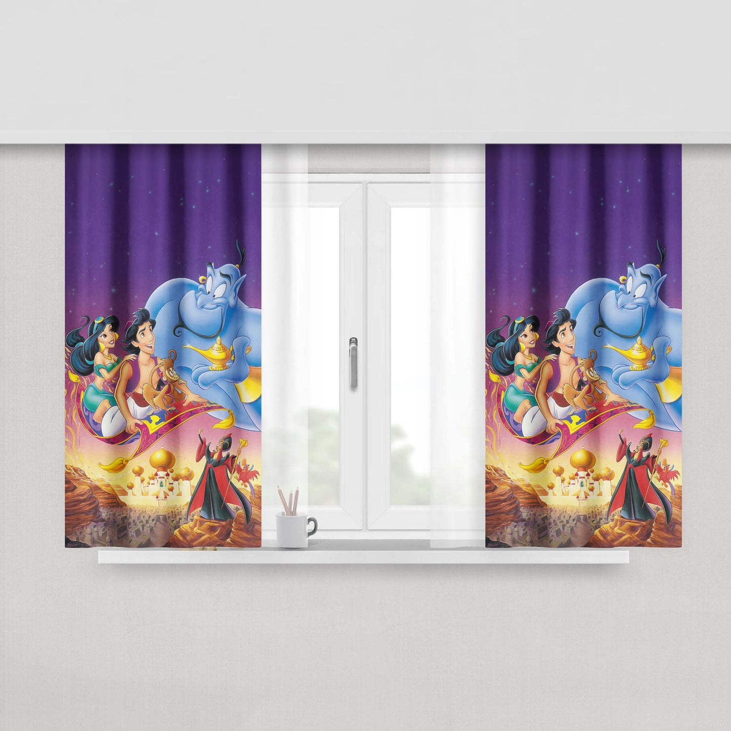 Alabama Tide Peach Skin Window Curtains