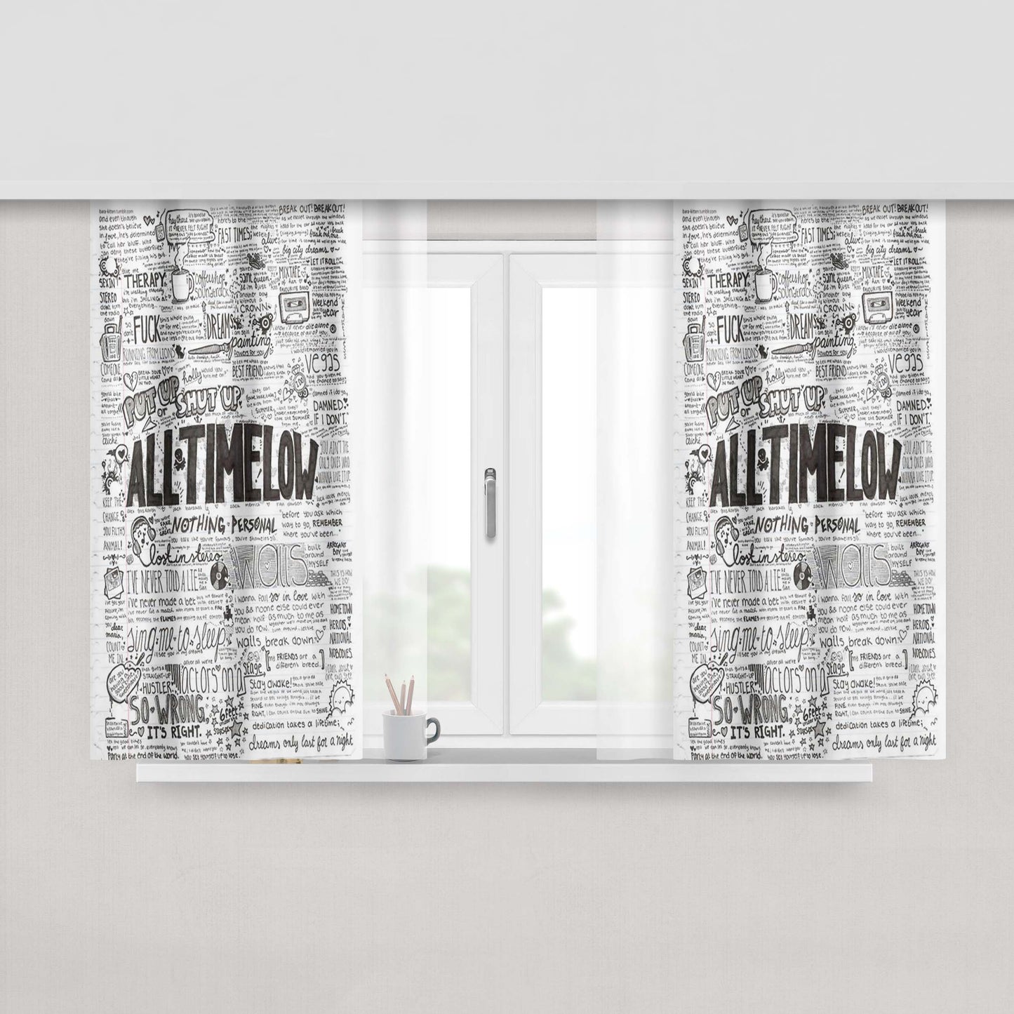 All Those Sakamoto Peach Skin Window Curtains