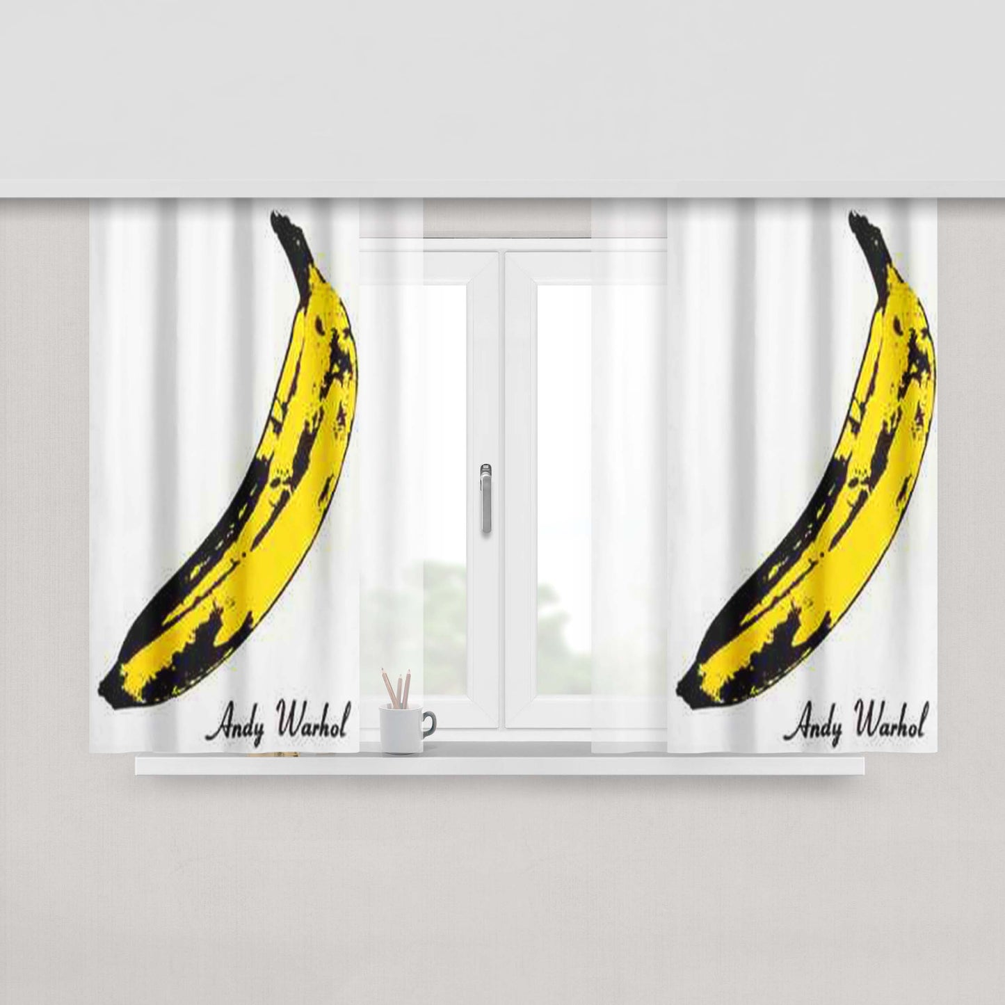 Andy Strucker The Gifted Peach Skin Window Curtains