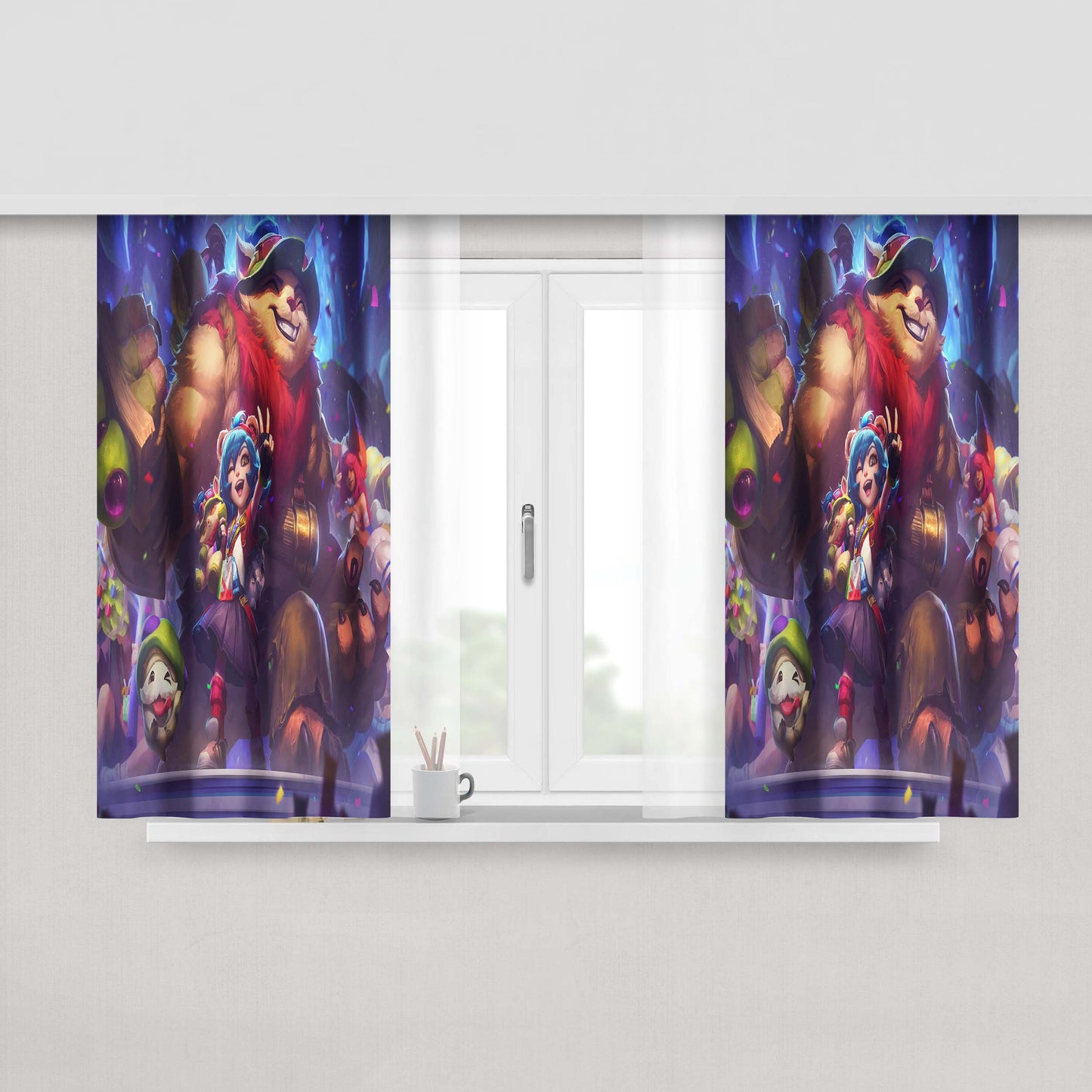 Annie Leonhart 1 Peach Skin Window Curtains