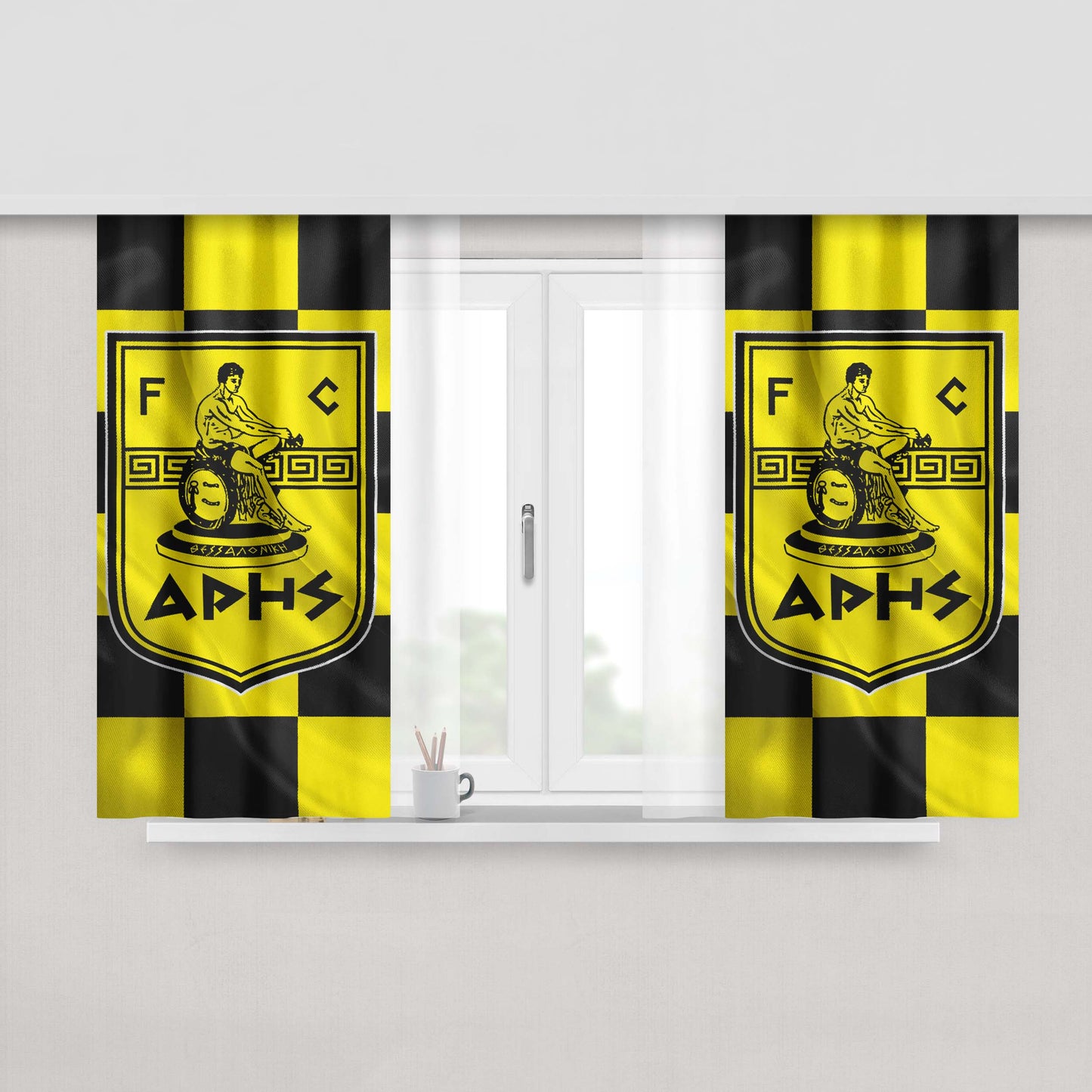 Aris Thessaloniki F Peach Skin Window Curtains