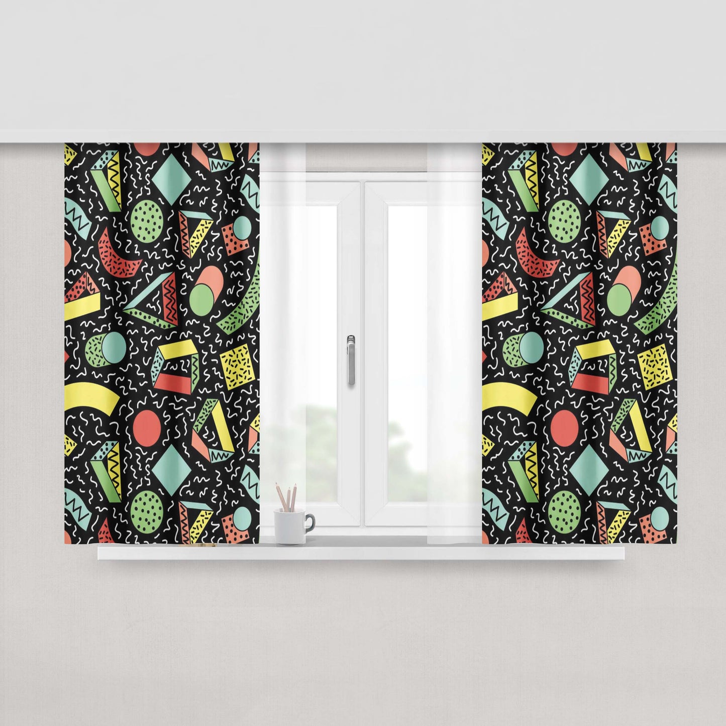 Art Teknoir Peach Skin Window Curtains