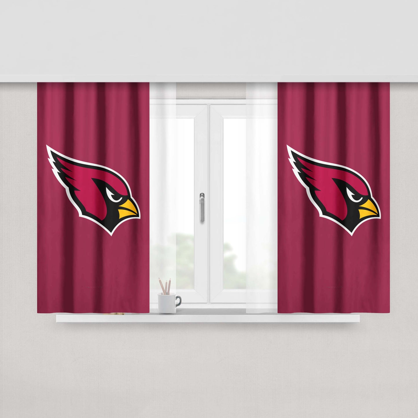 Arz City Mobile Peach Skin Window Curtains