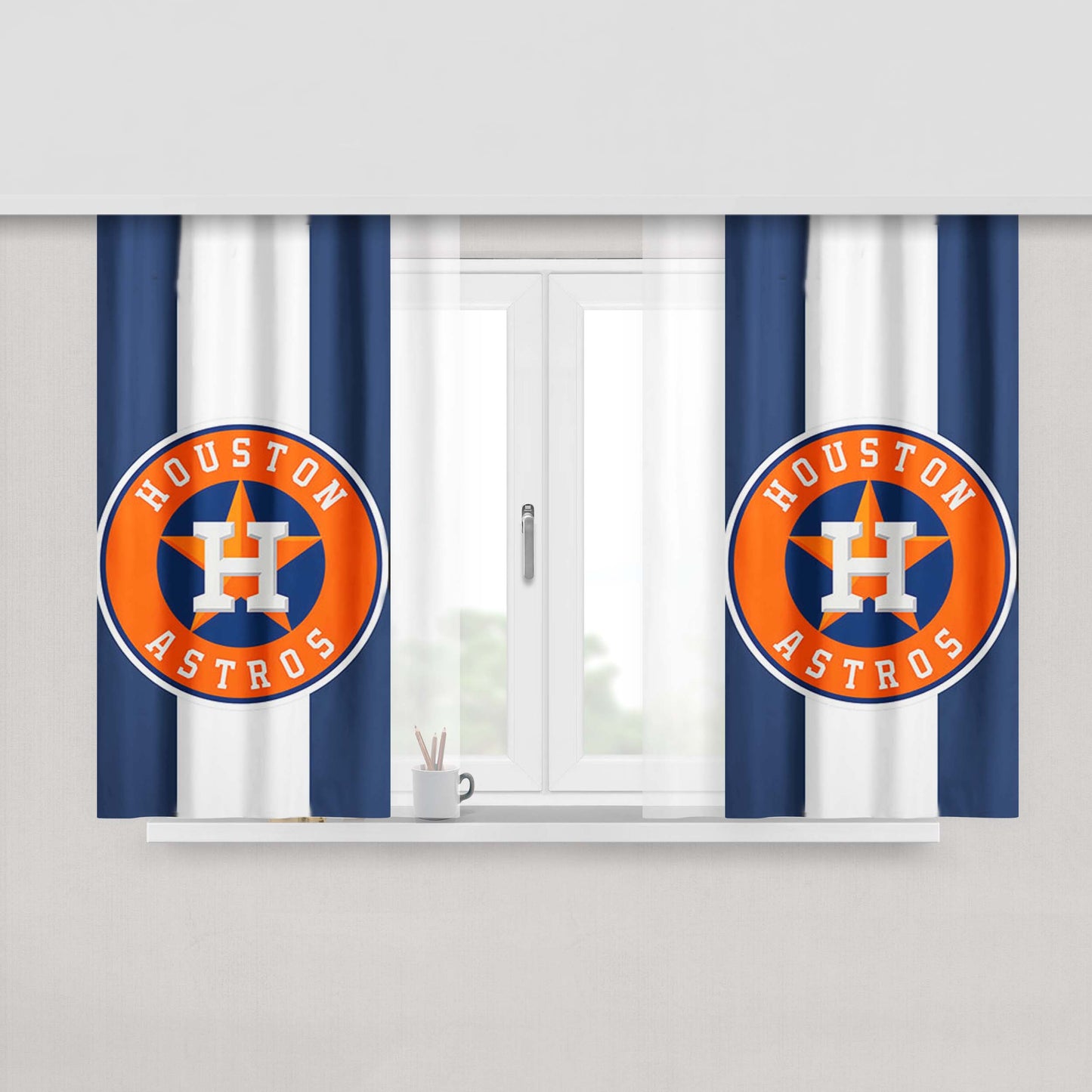 Astors Huston Peach Skin Window Curtains