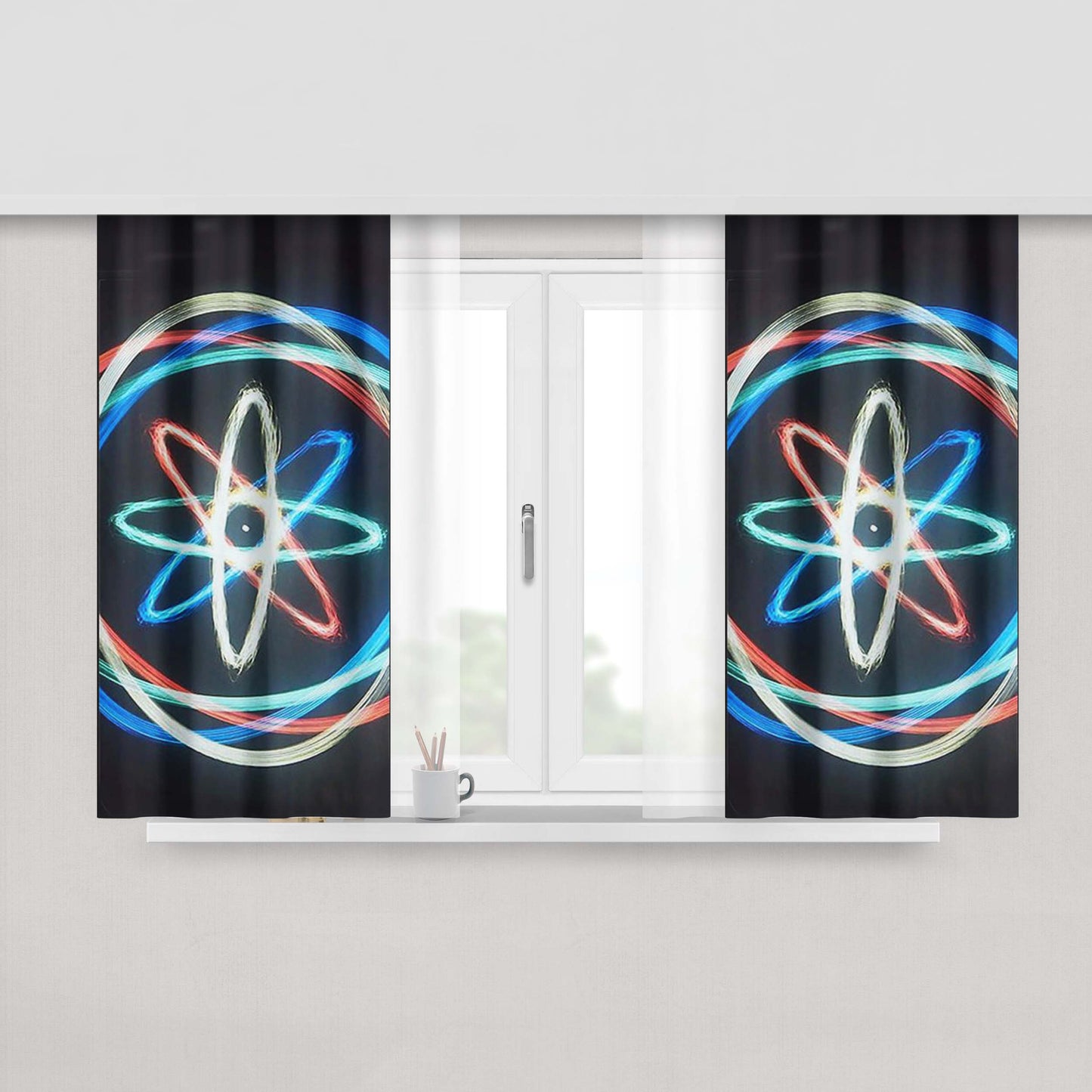 Atomus Peach Skin Window Curtains