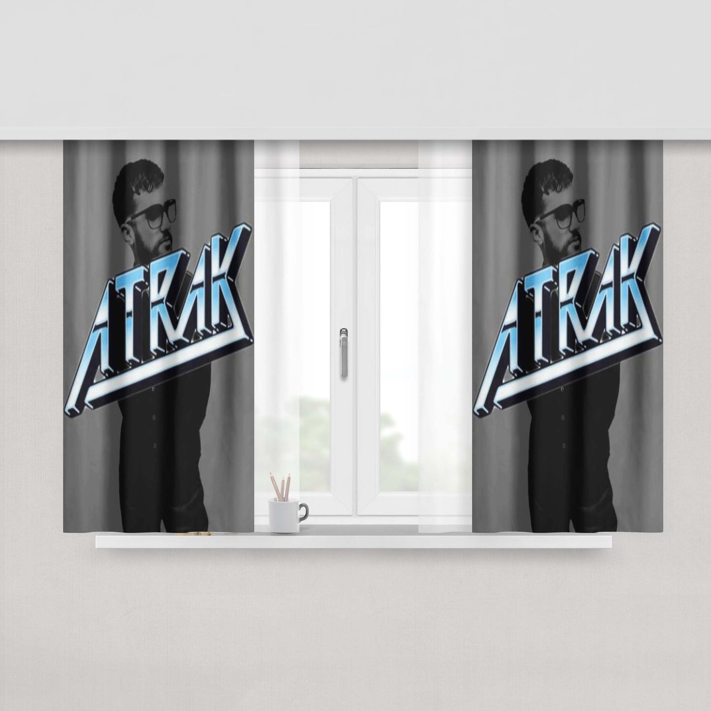 Atrak Peach Skin Window Curtains