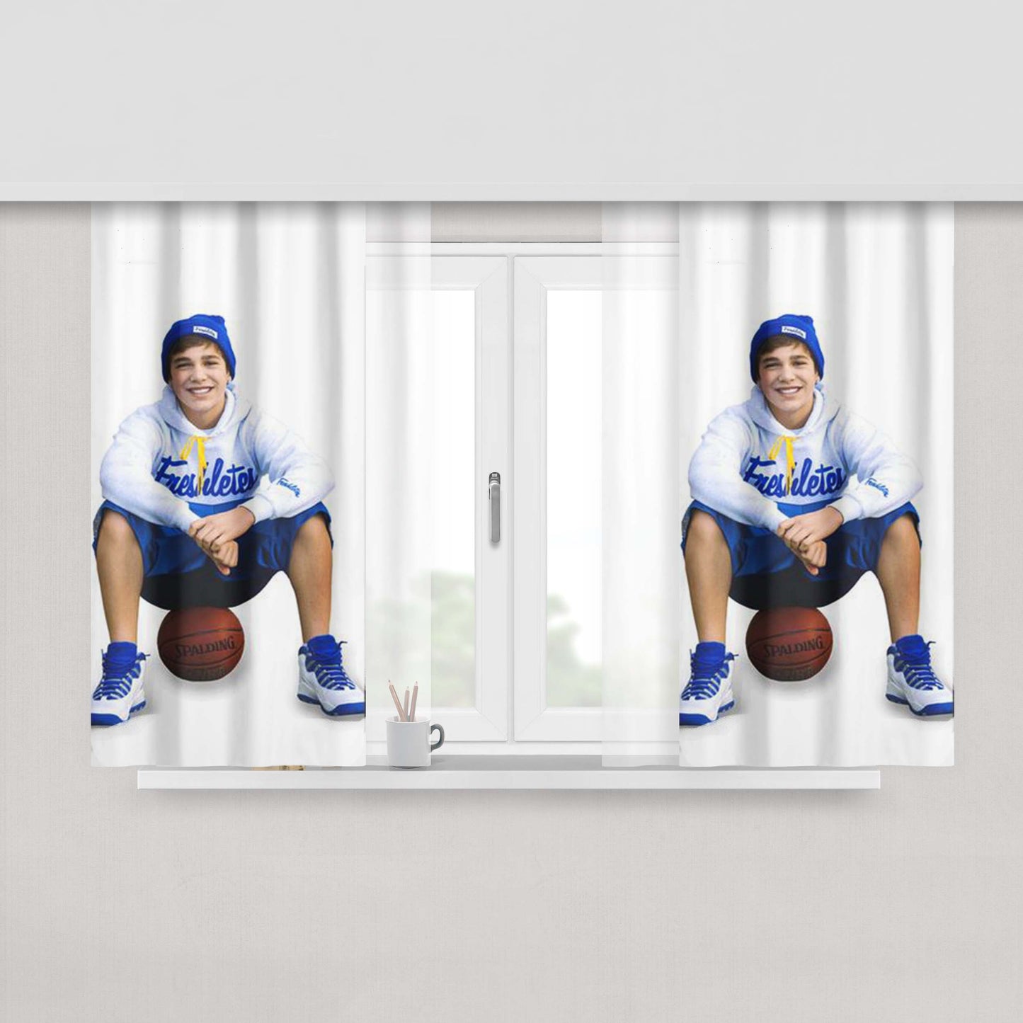 Austin Mahone 5 Peach Skin Window Curtains