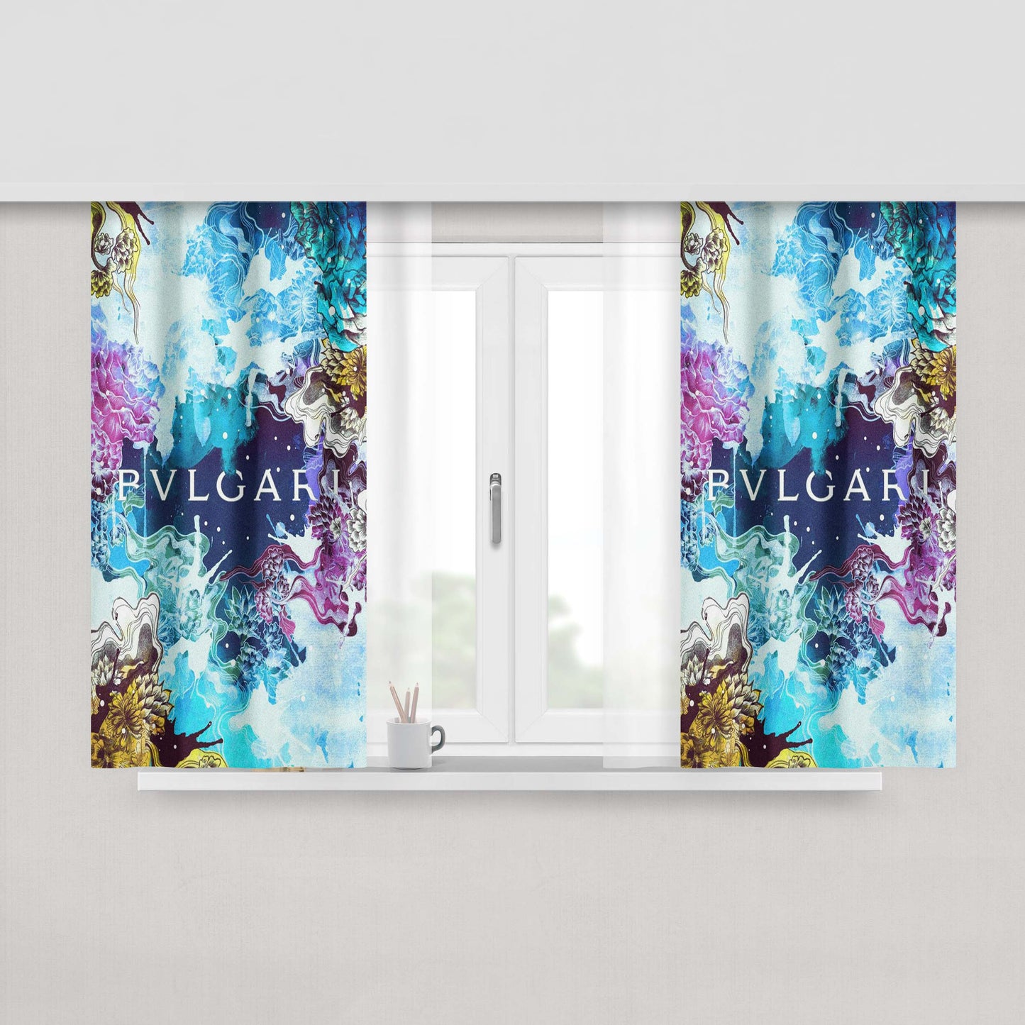 Bvlgari Peach Skin Window Curtains