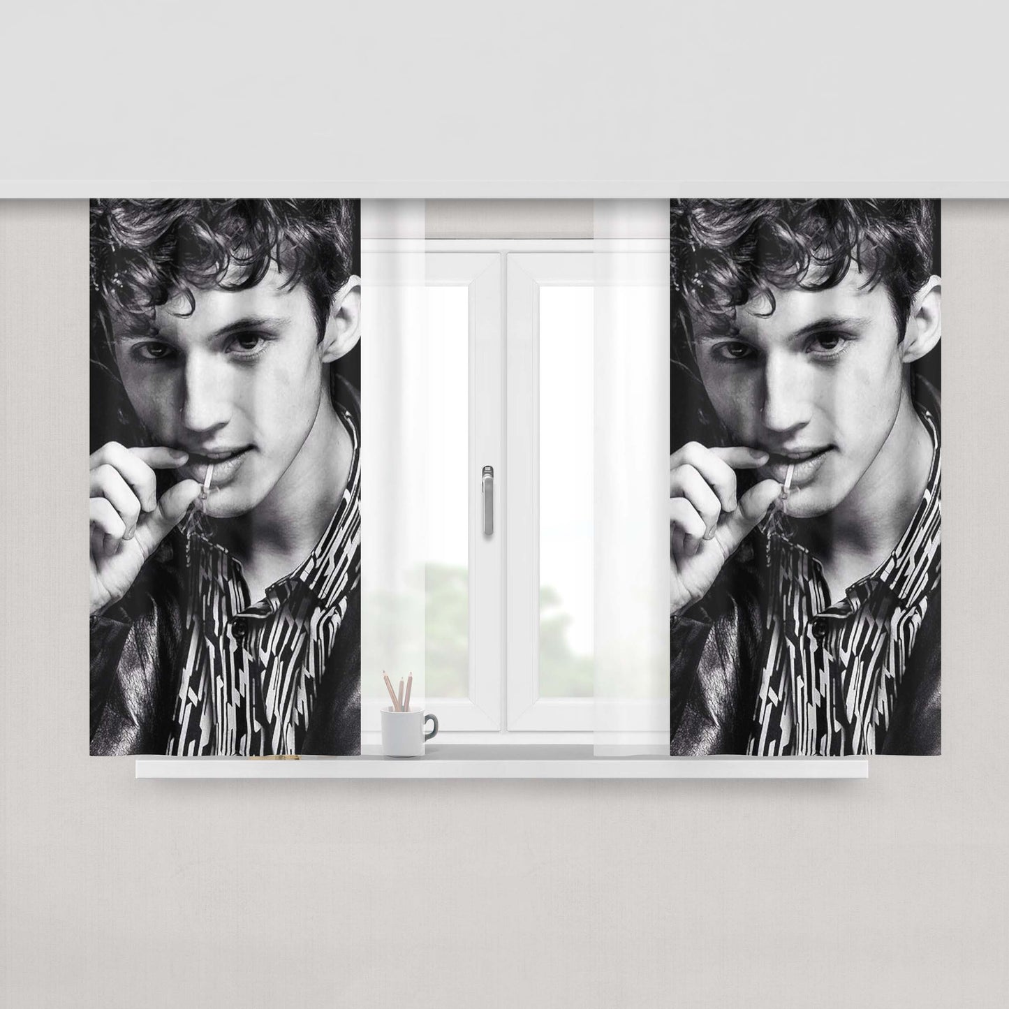 Bw Troye Sivan Peach Skin Window Curtains