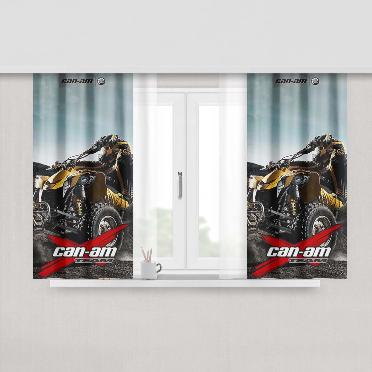 Canadiens Main Roster Peach Skin Window Curtains