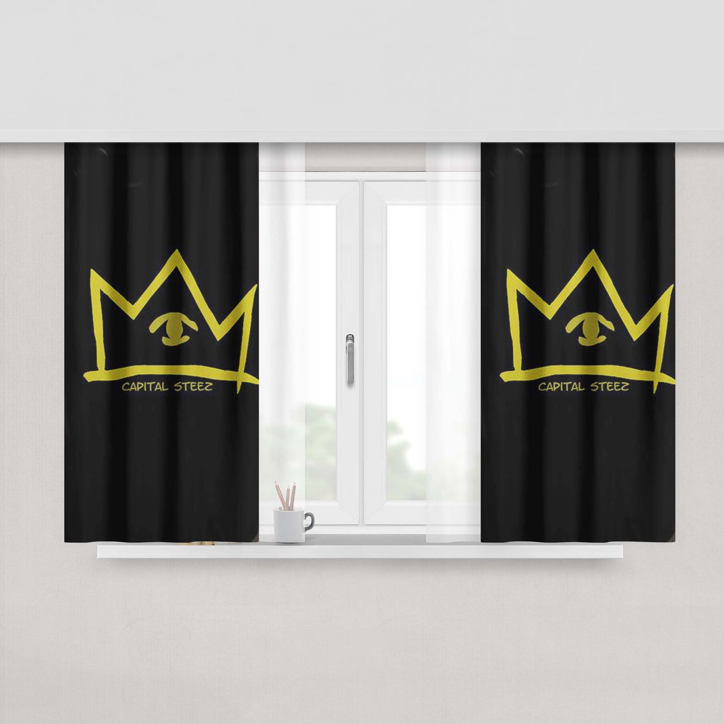 Capital Steez Peach Skin Window Curtains