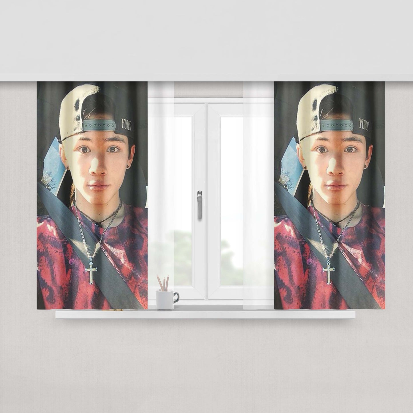 Carter Reynolds Peach Skin Window Curtains