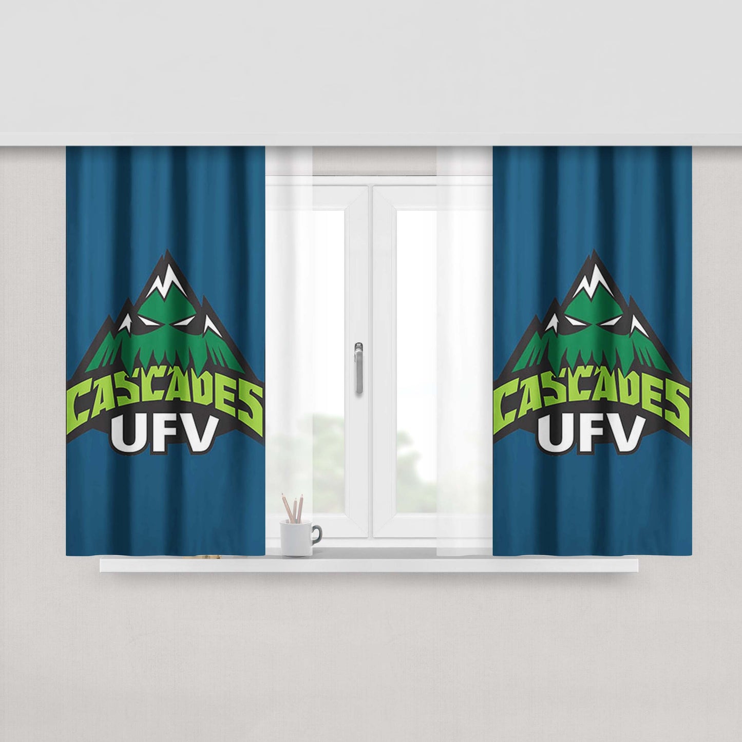 Cascades Ufv Peach Skin Window Curtains