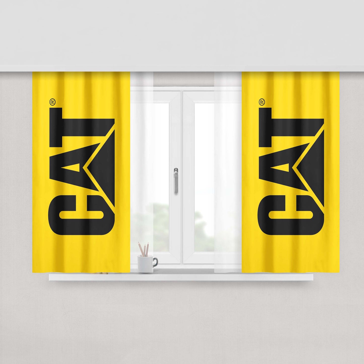 Caterpillar Peach Skin Window Curtains