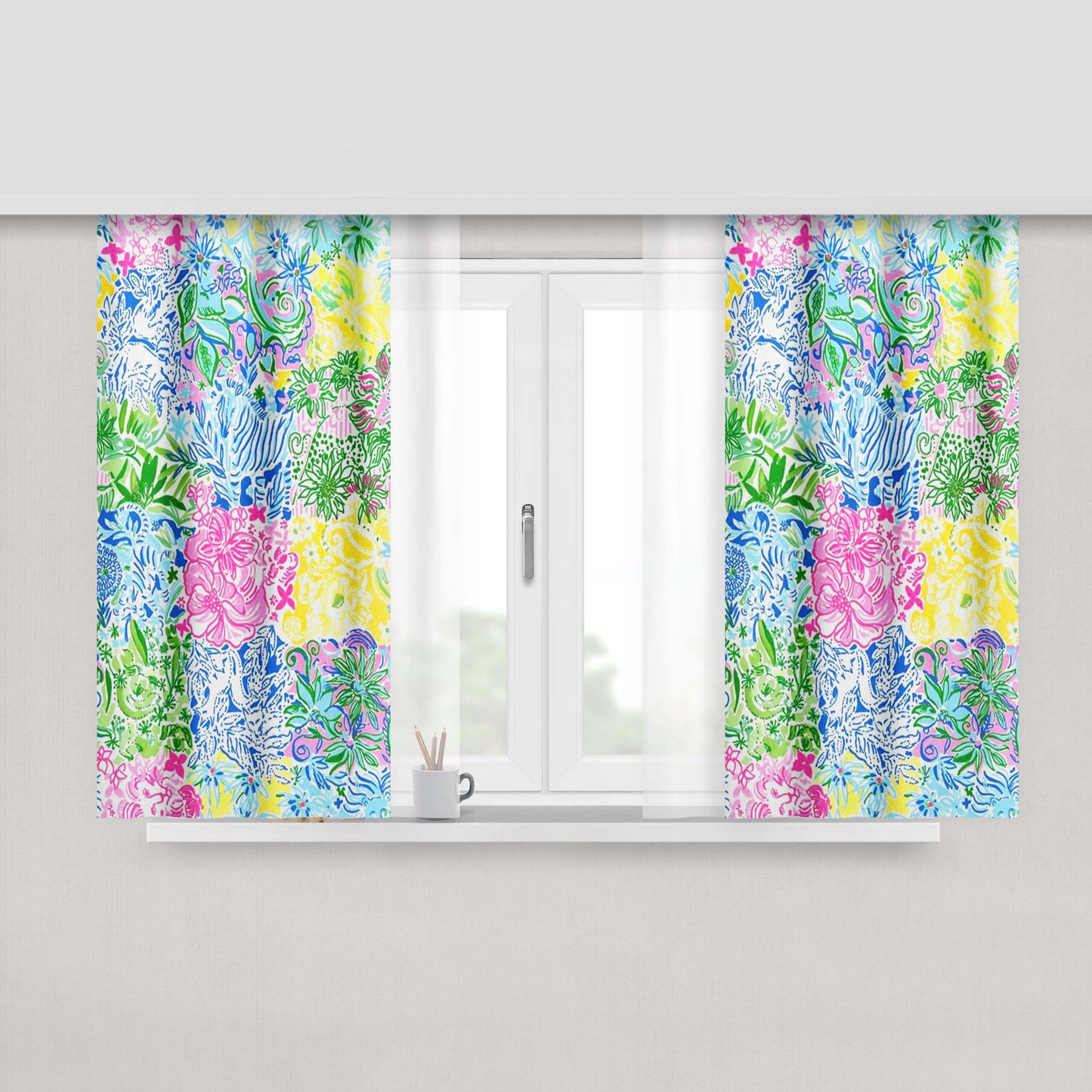 Cheers To 60 Years With New Lilly Pulitzer Peach Skin Window Curtains
