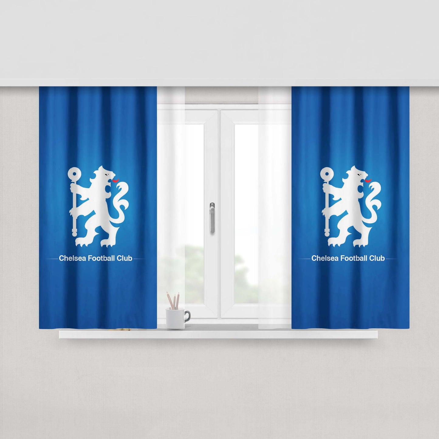 Chelsea Peach Skin Window Curtains