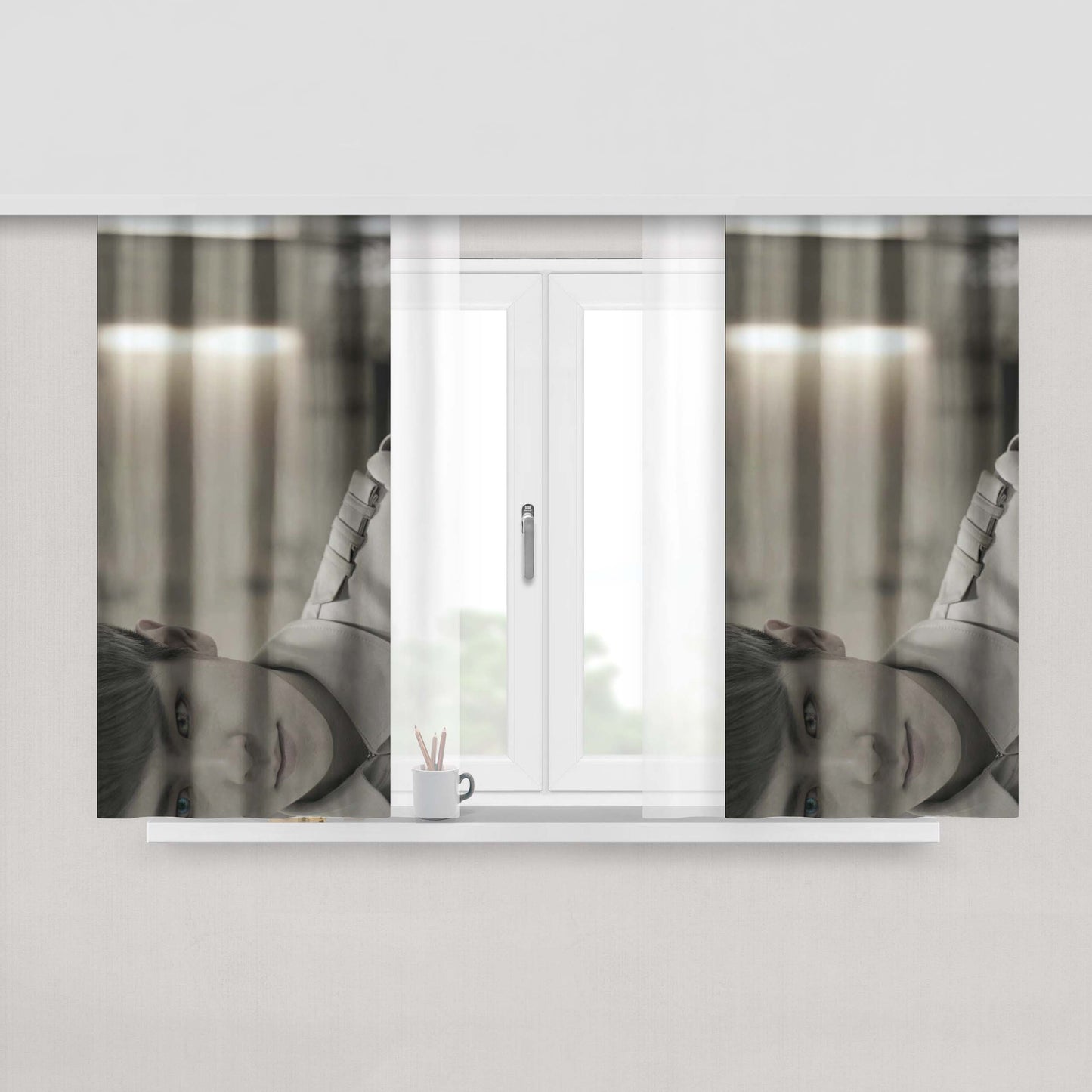 Choi Seung Hyun Top Bigbang Monster Song Peach Skin Window Curtains