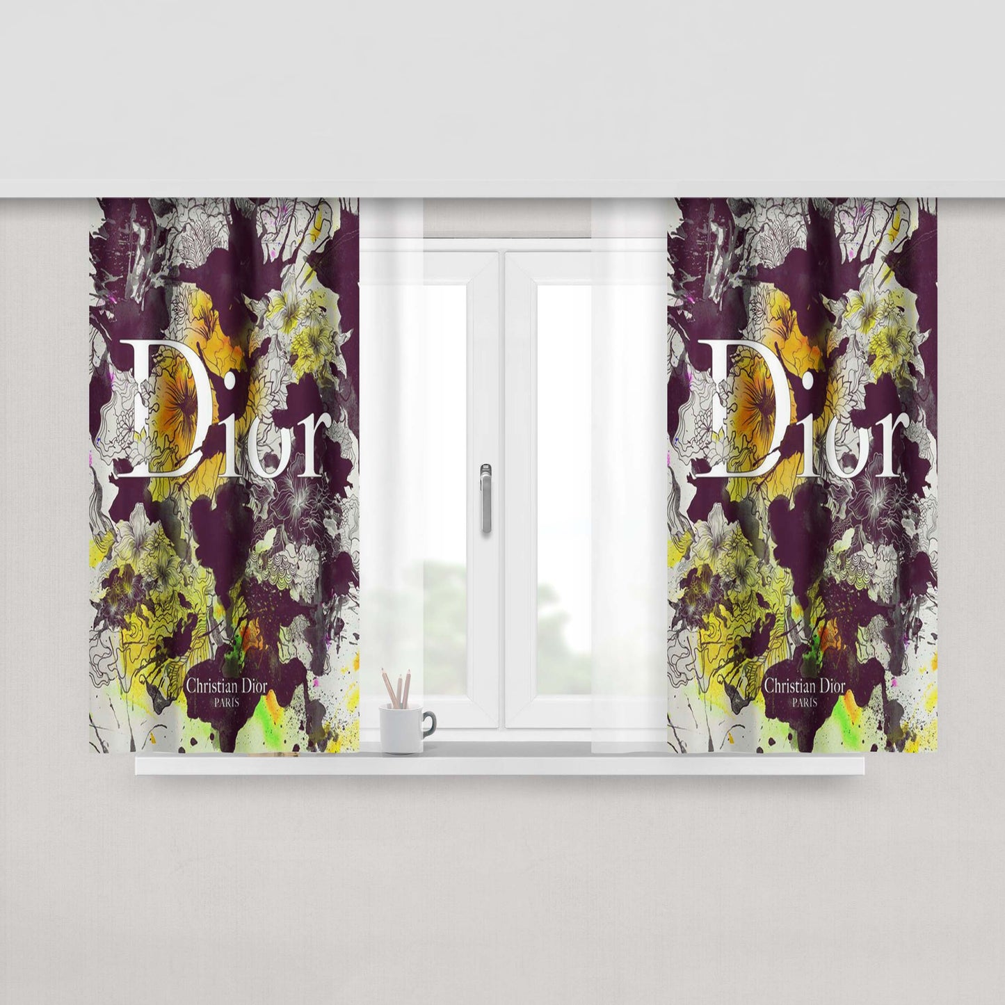 Christ Peach Skin Window Curtains