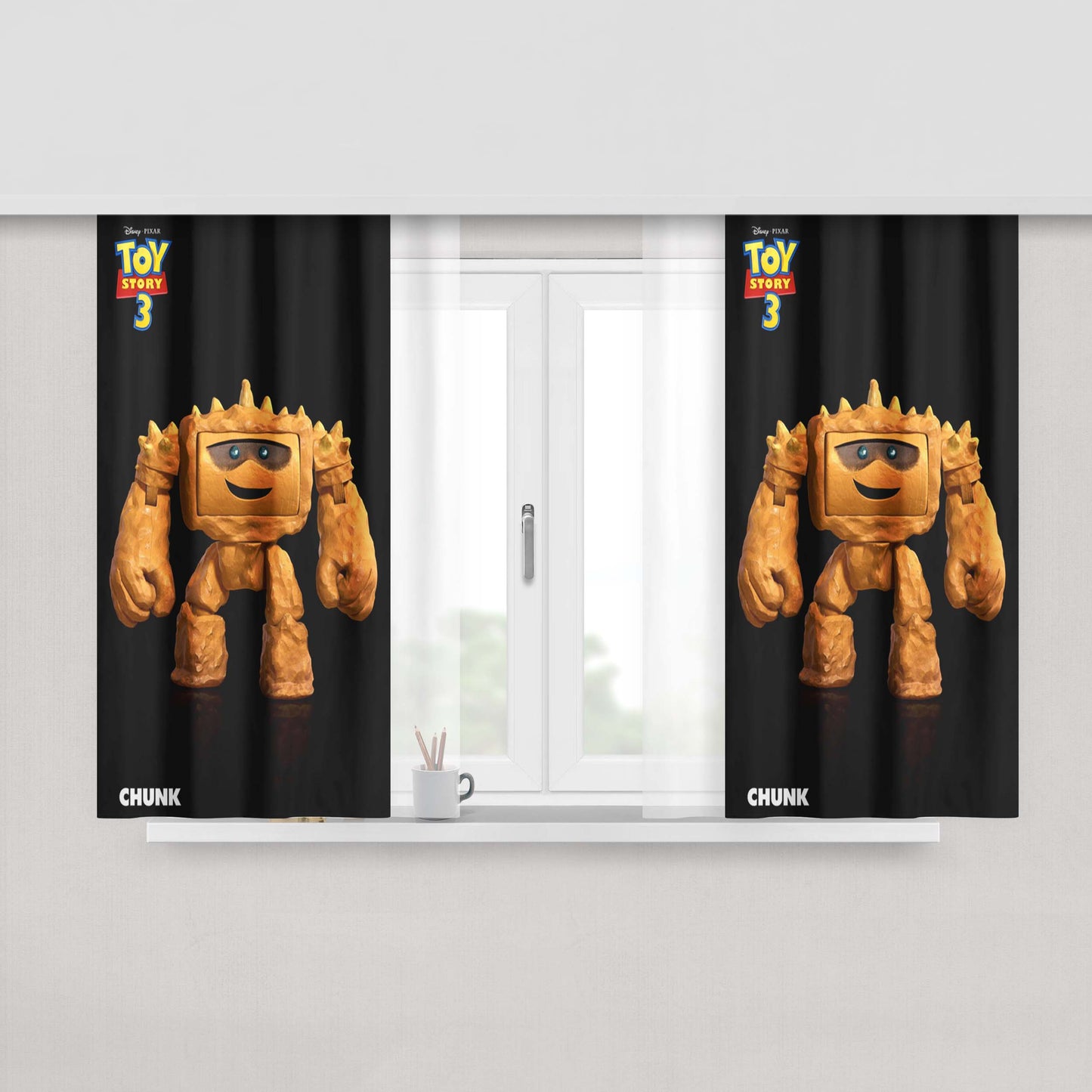 Chunk Toys Story Peach Skin Window Curtains