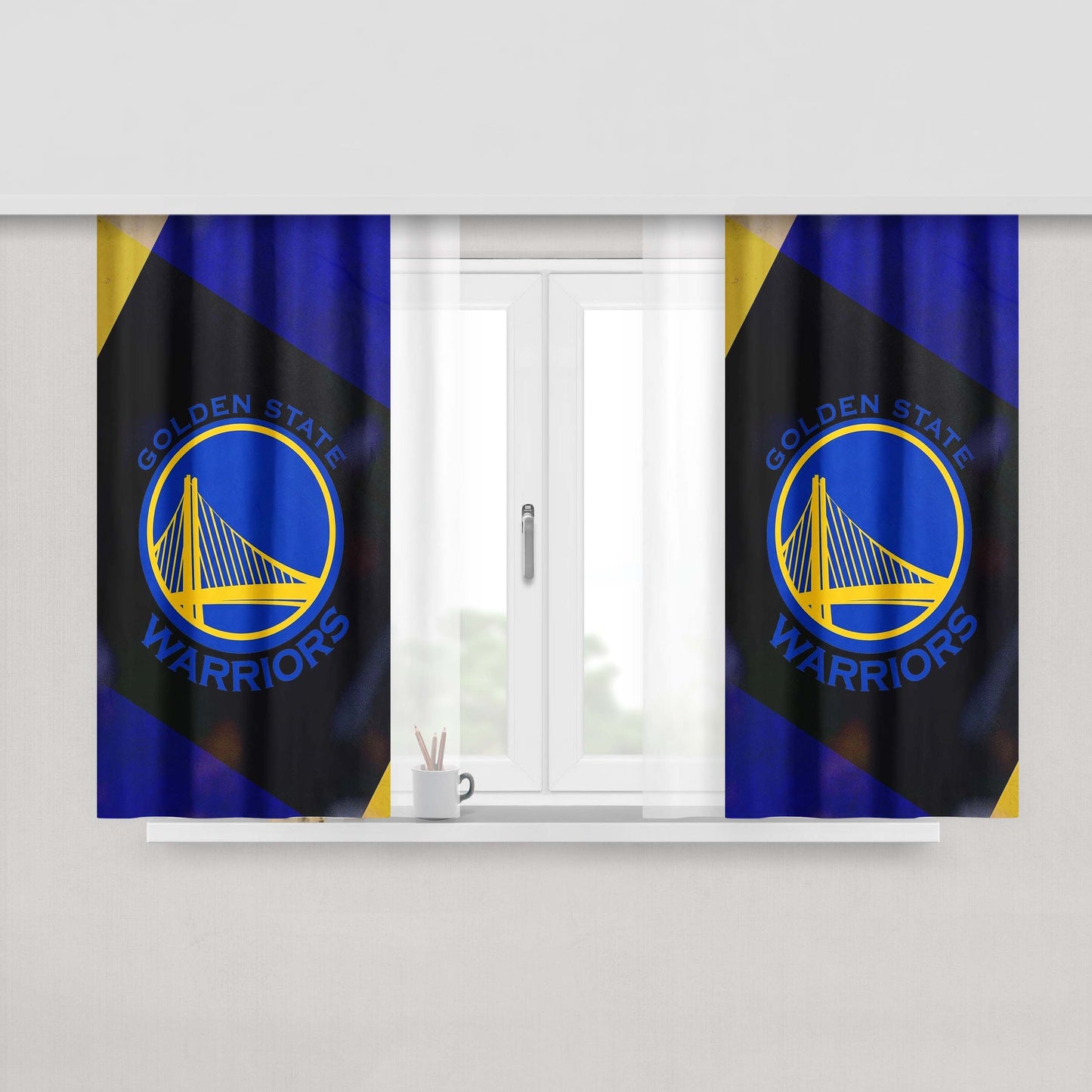 Golden State Auto Elegant Klay Peach Skin Window Curtains