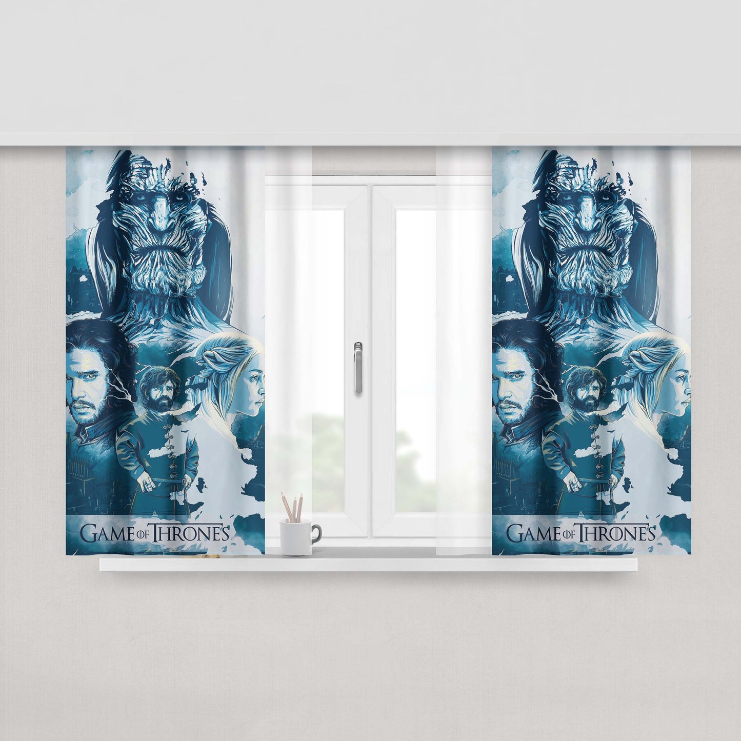 Got7 Wallpaper Art Peach Skin Window Curtains
