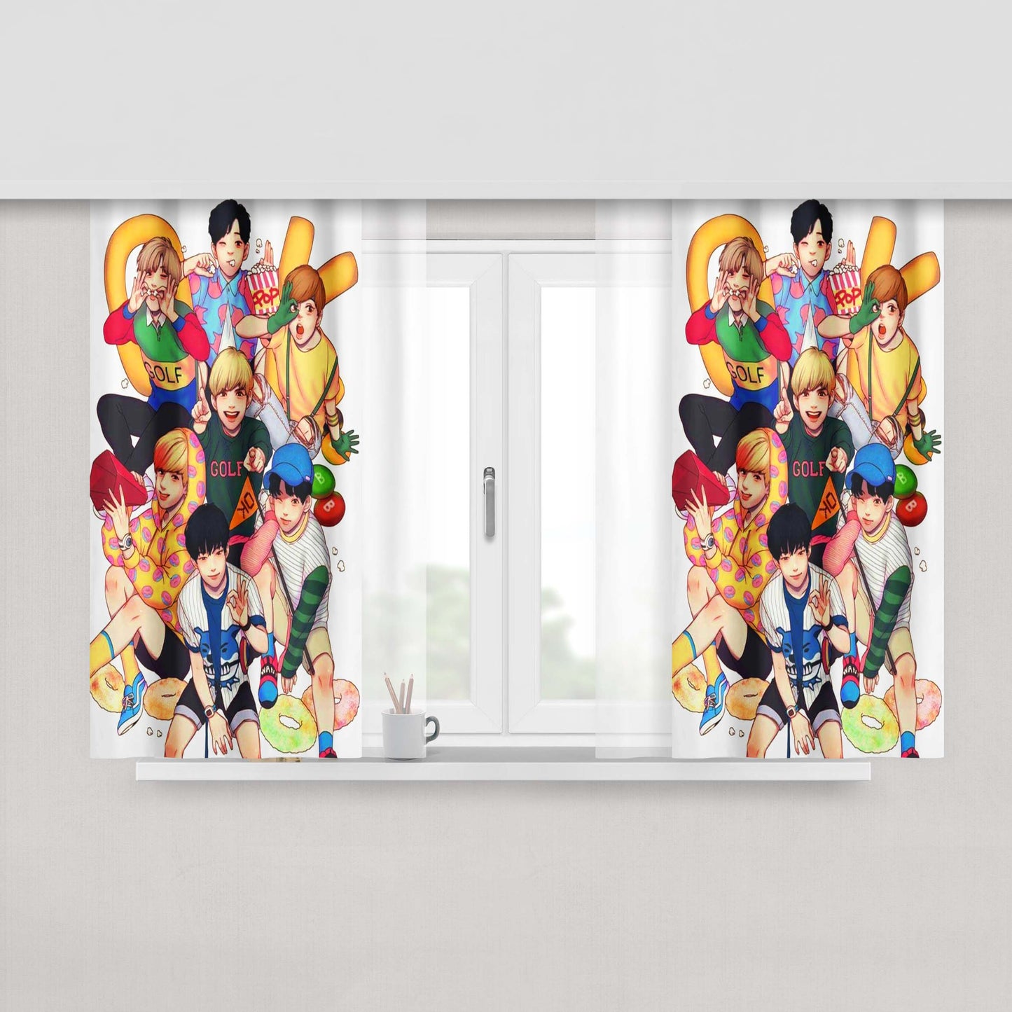 Got Season 8 Fanart Peach Skin Window Curtains