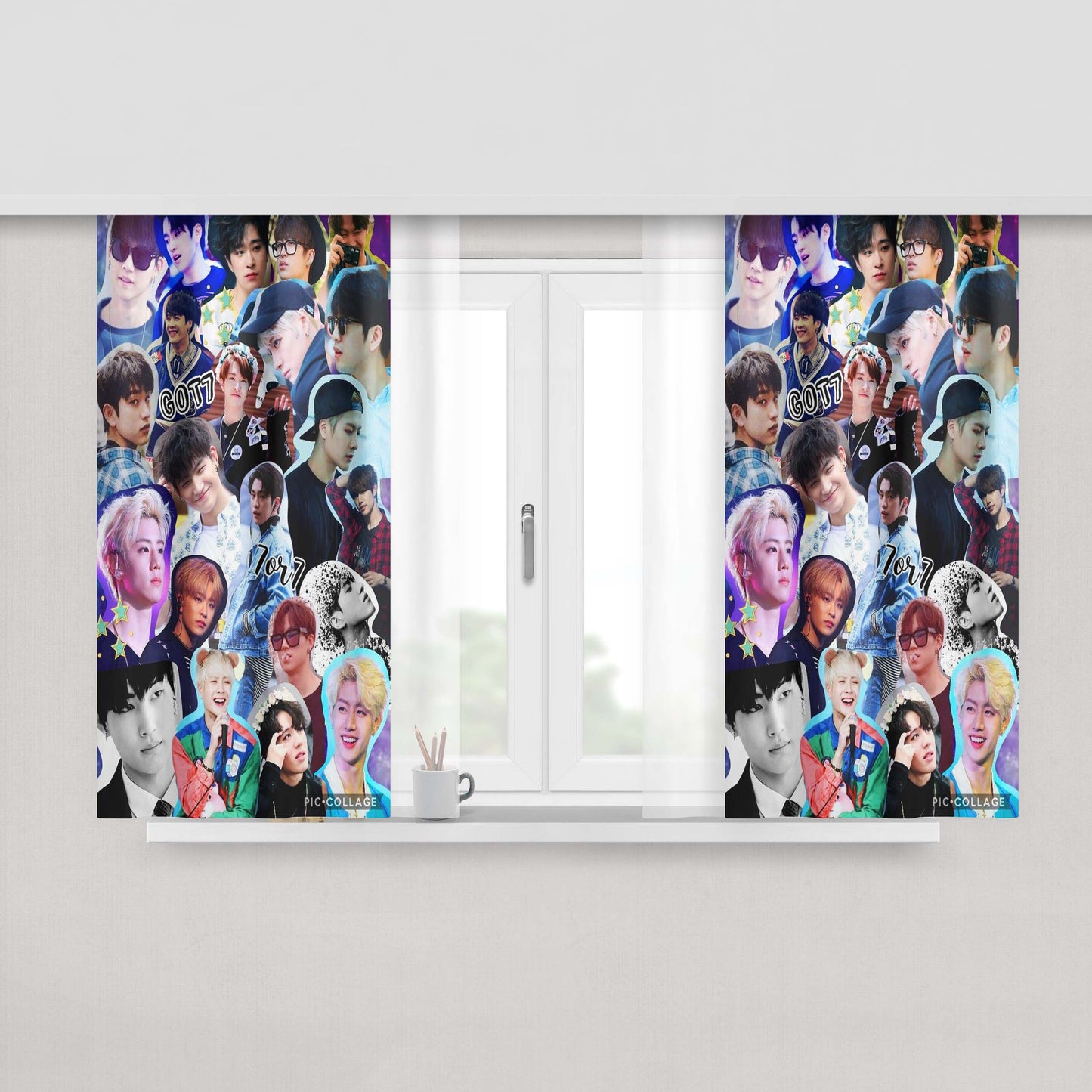 Got Something In Your Teth Peach Skin Window Curtains
