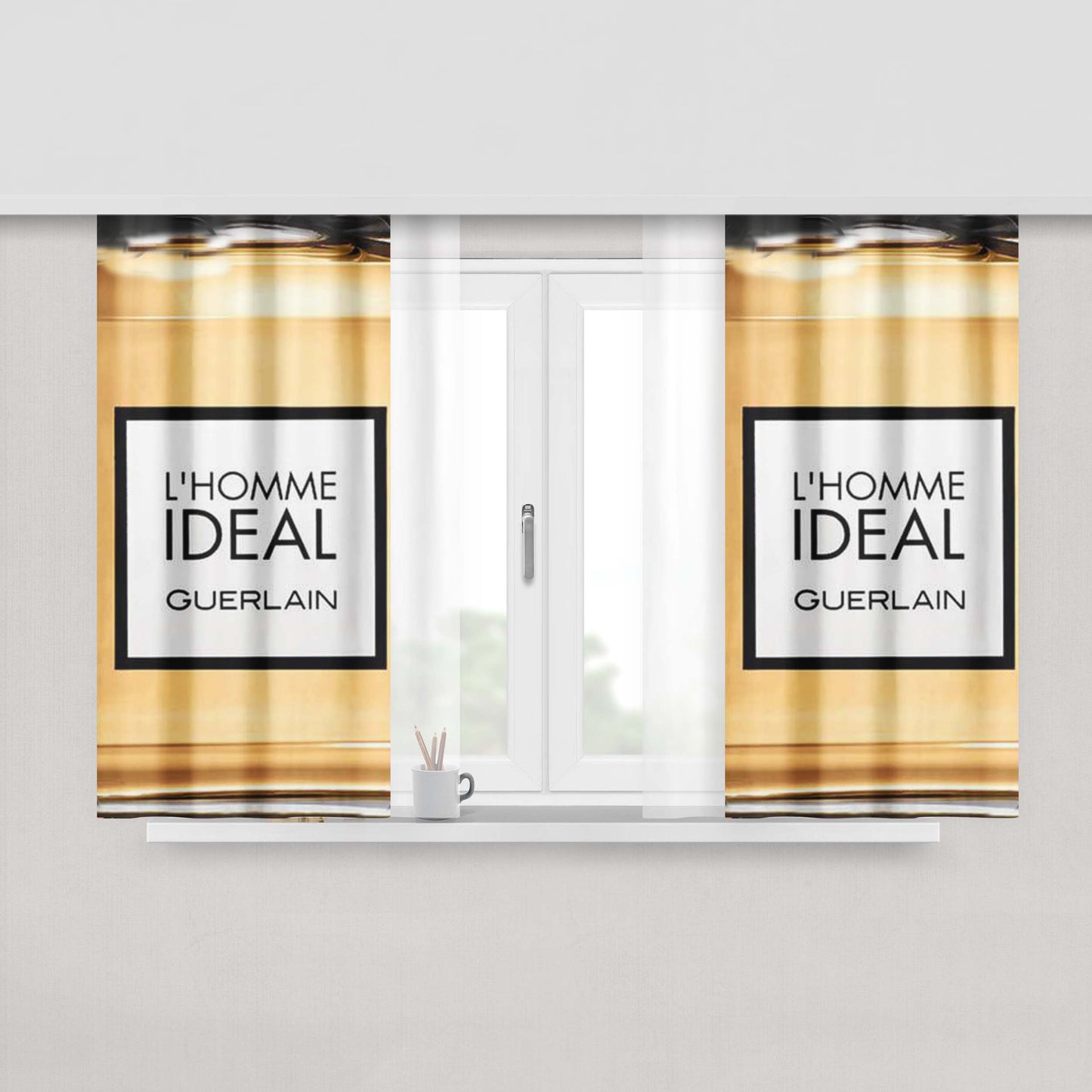 Guerlain Paris Parfum Lhomme Ideal Peach Skin Window Curtains