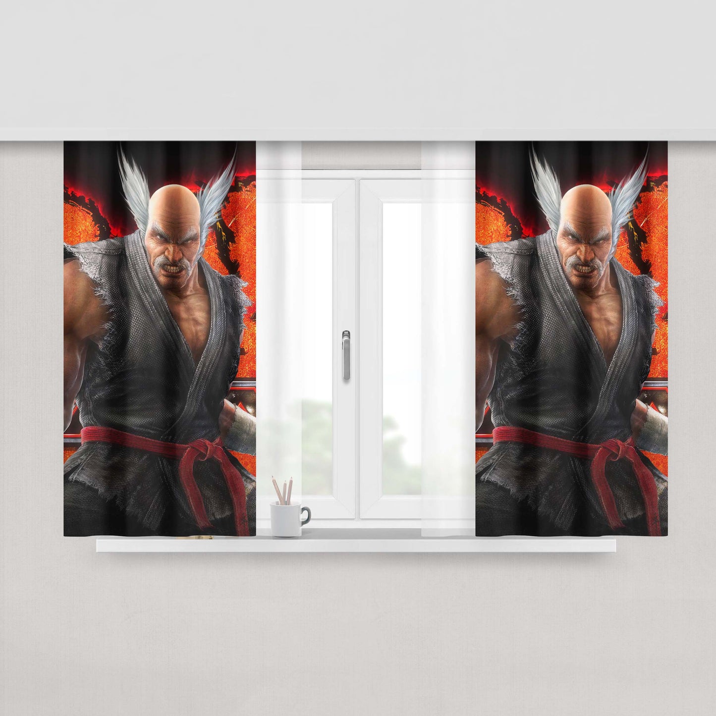 Haihachi Tekken Tag Fabric Window Curtains
