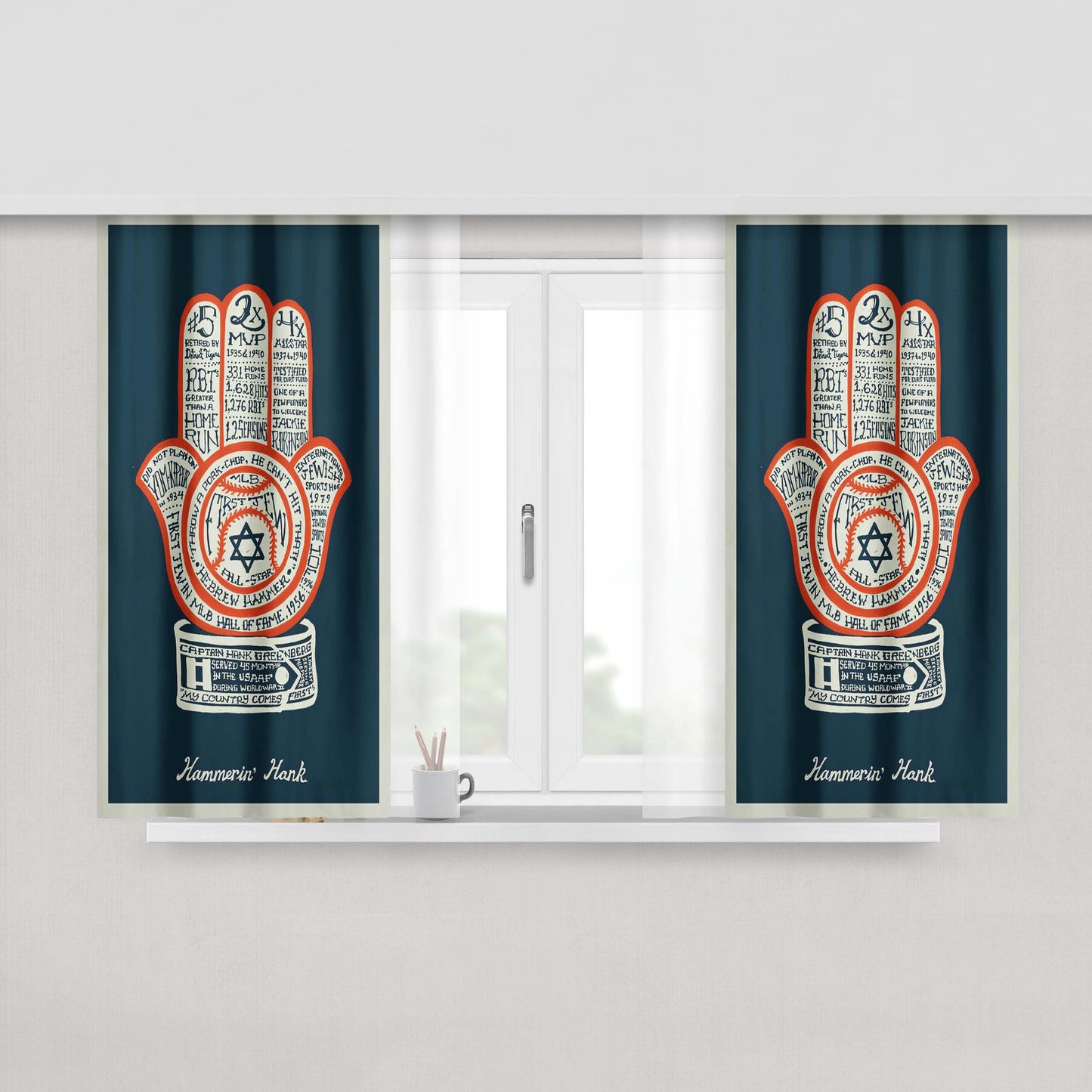 Hammern Hank Fabric Window Curtains
