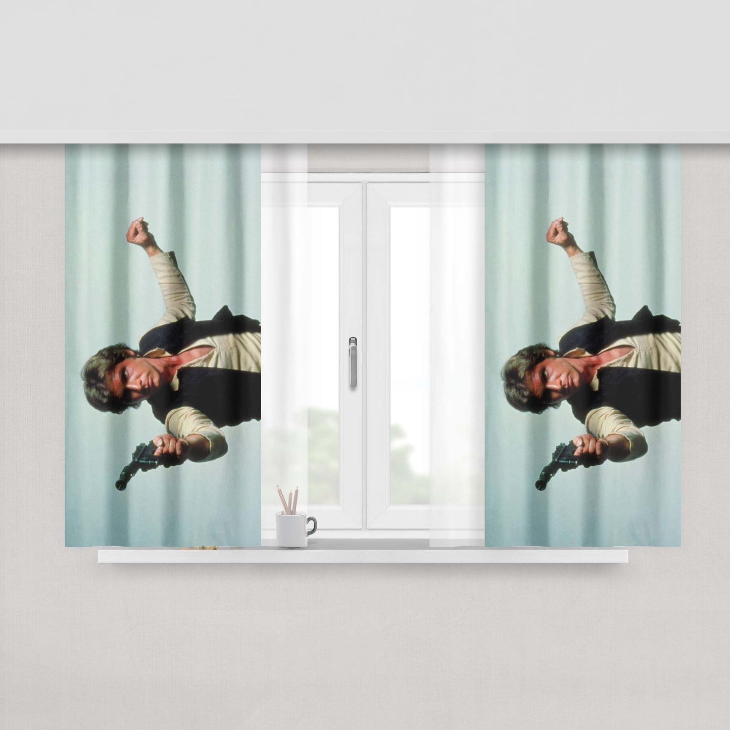 Han Solo Fabric Window Curtains