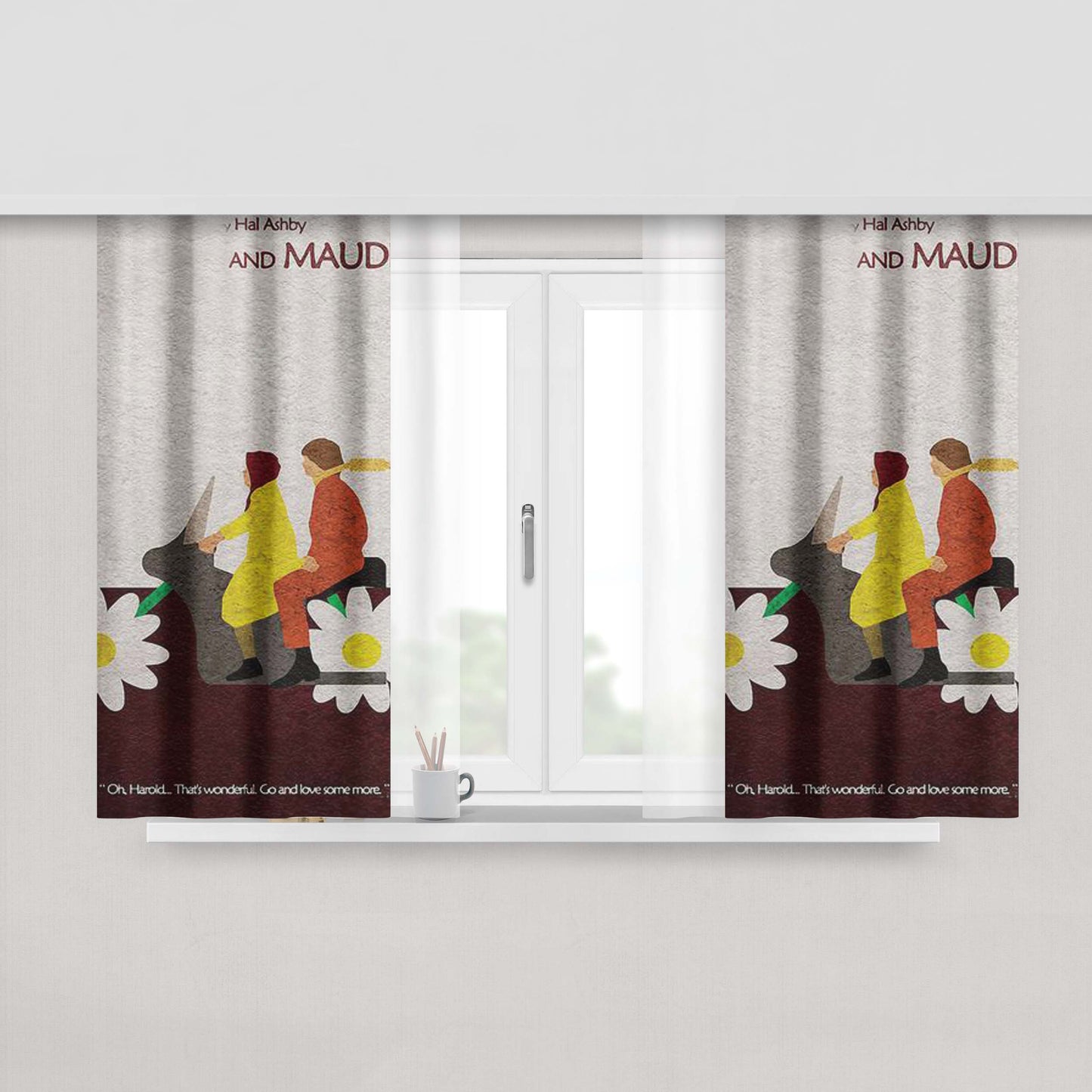 Harold And Maude Fabric Window Curtains