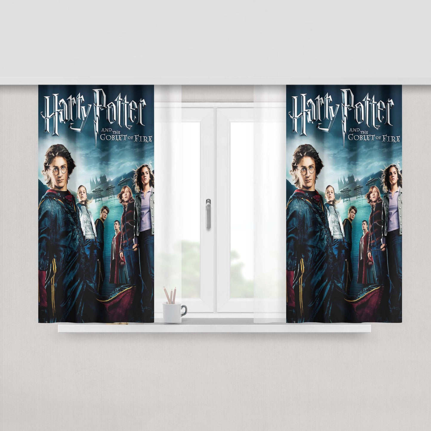 Harry Potter 9 Fabric Window Curtains