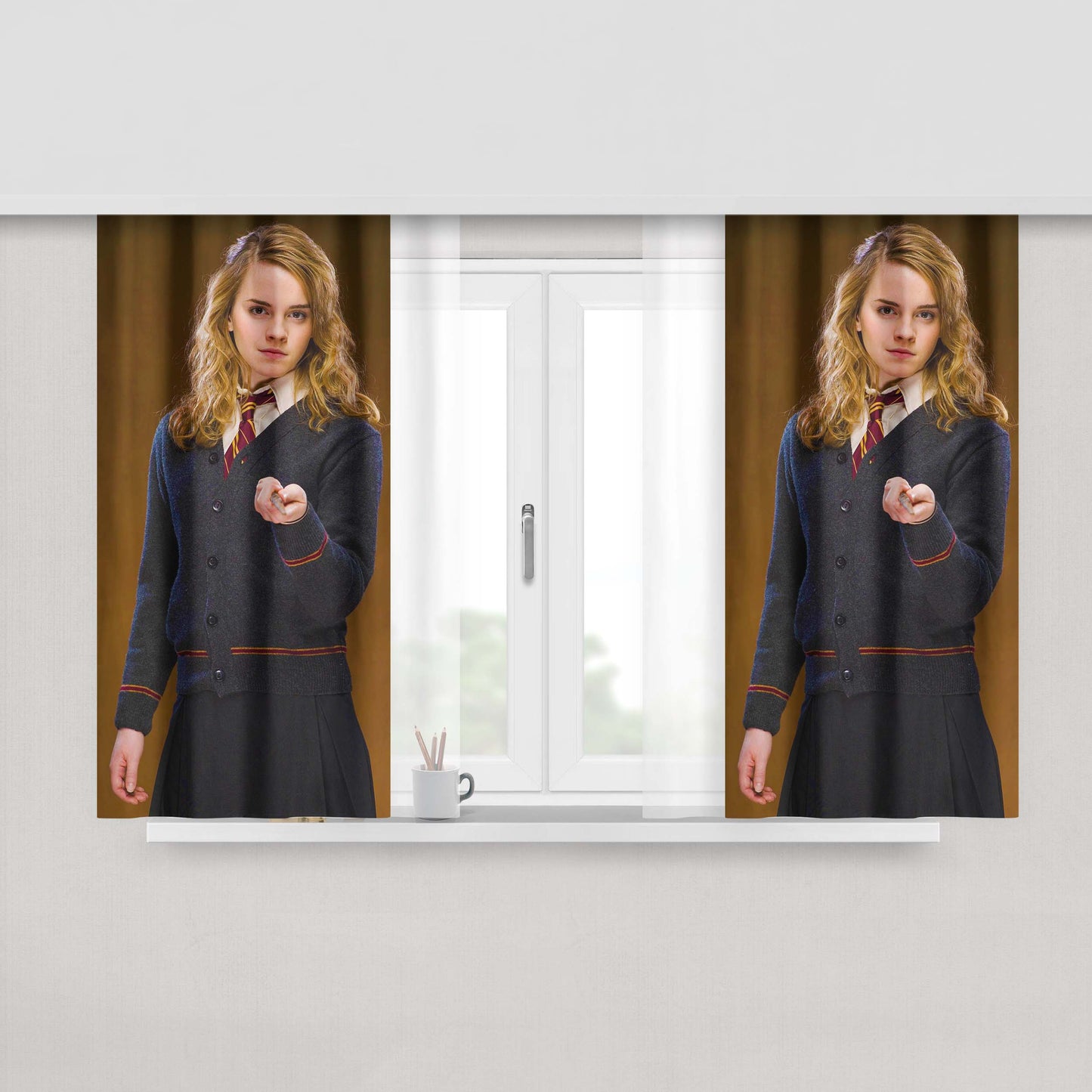 Harry Potter Hermione Granger Fabric Window Curtains