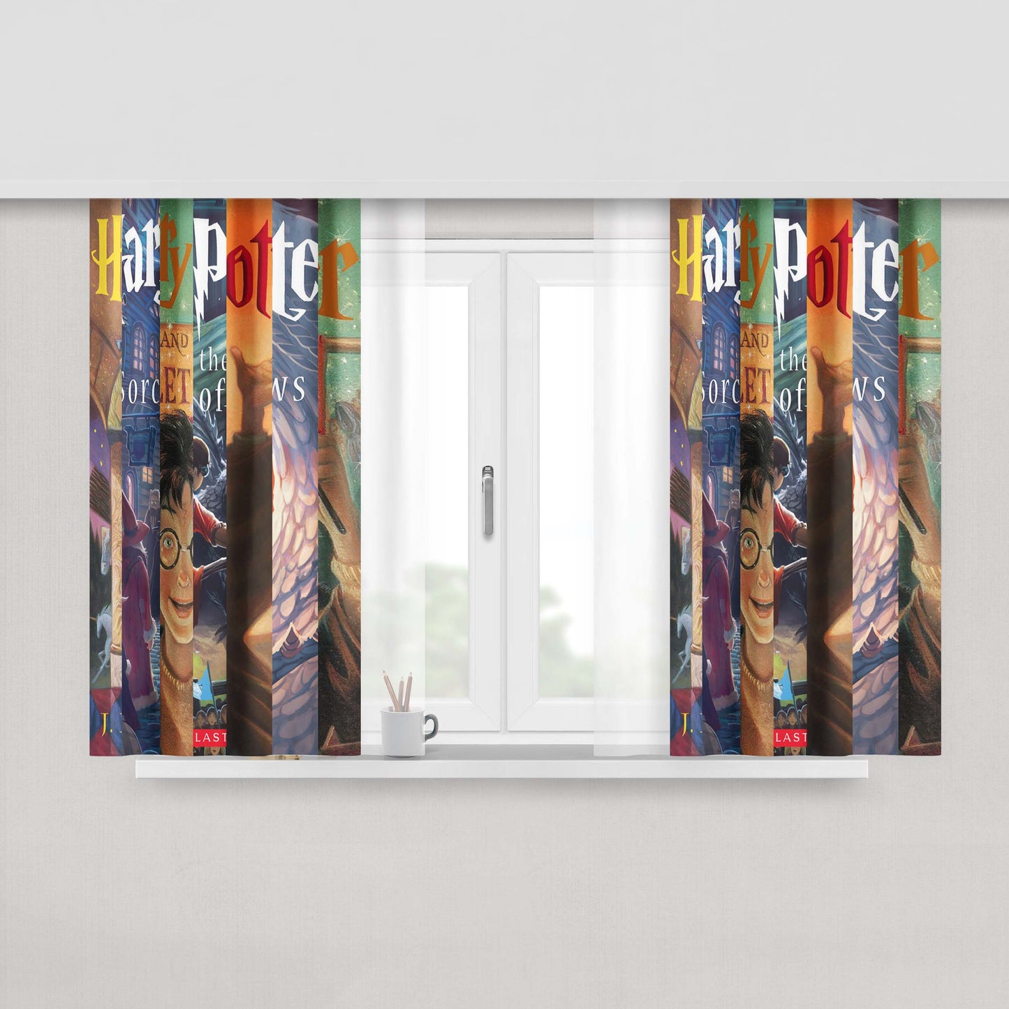 Harry Potter Series Design Fabric Window Curtains