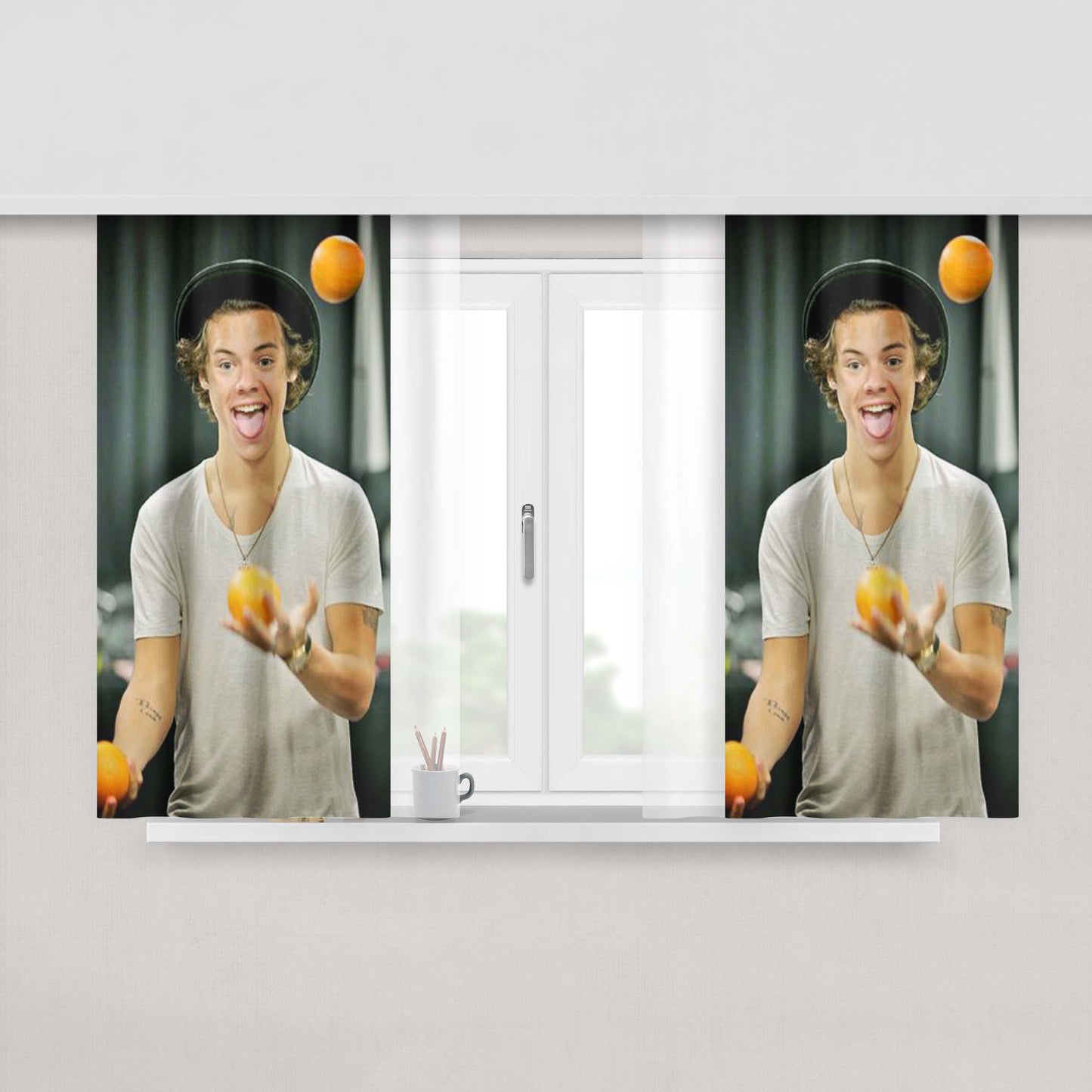 Harry Style Fabric Window Curtains
