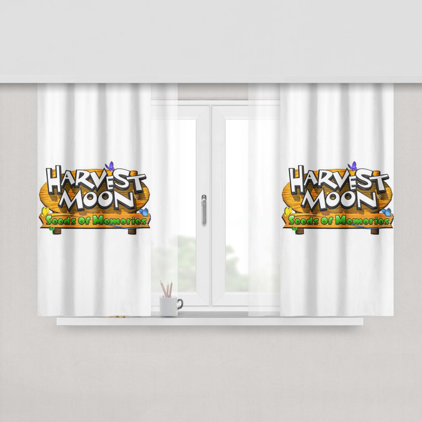 Harvest Moon Seed Of Memories Fabric Window Curtains