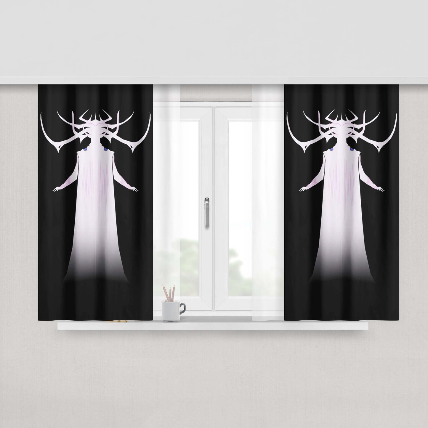 Hela Of Thor Peach Skin Window Curtains