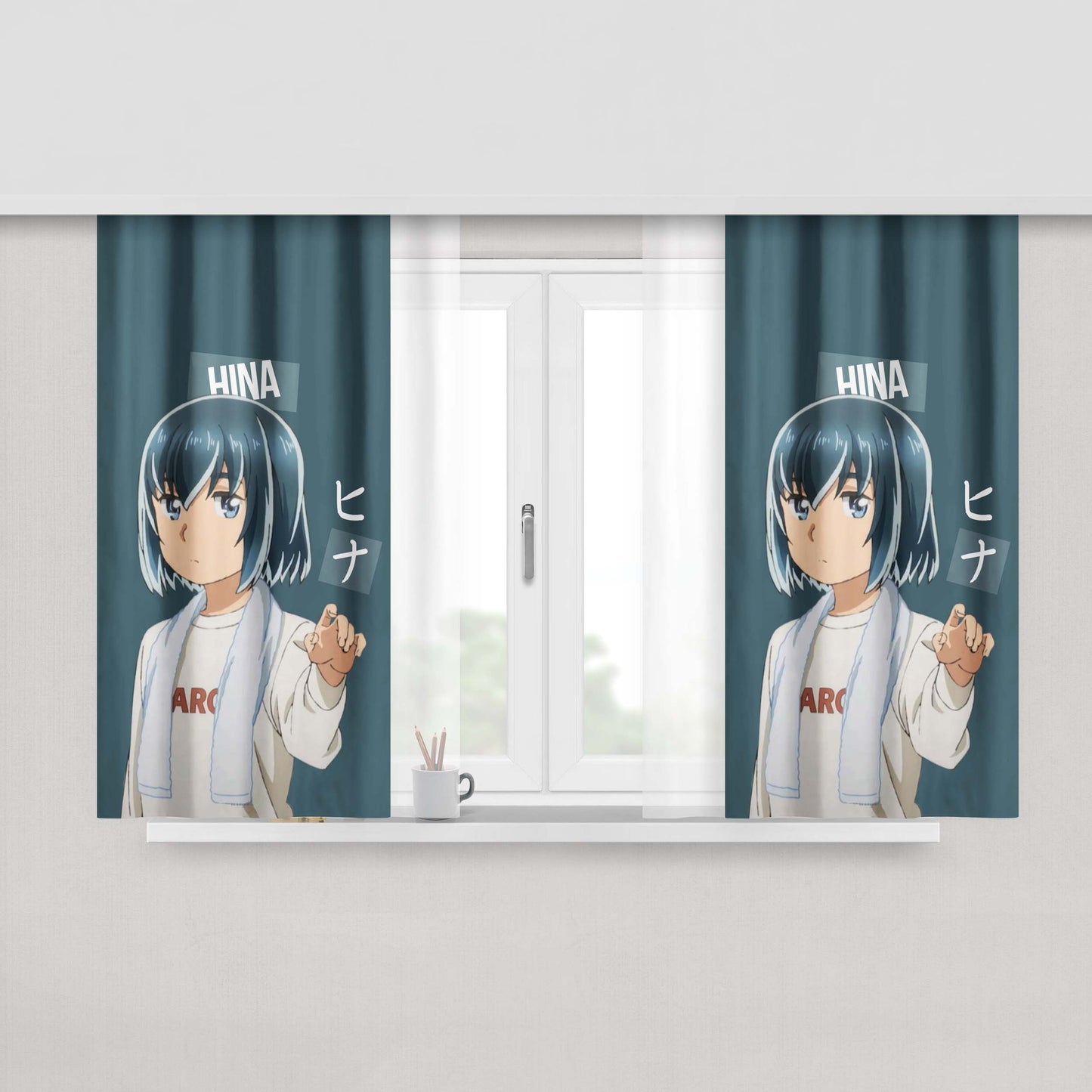 Hina Hinamatsuri Peach Skin Window Curtains