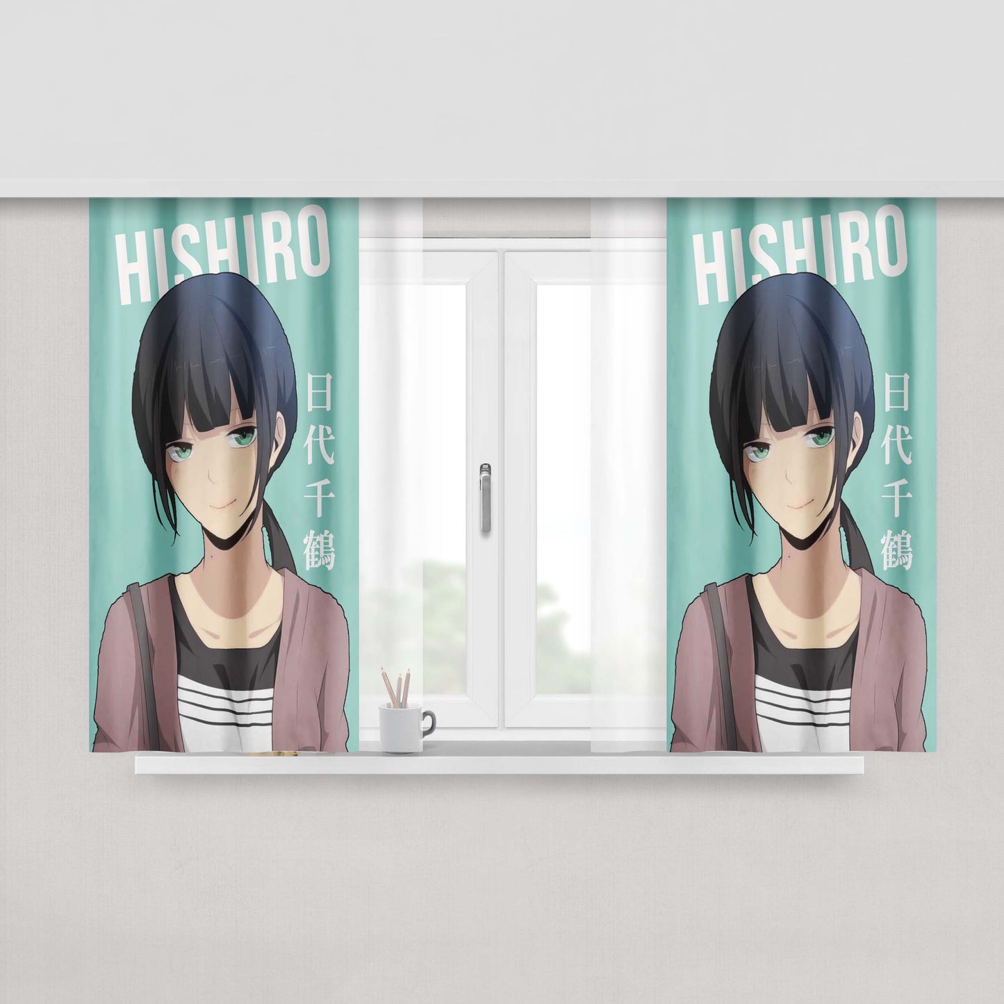Hishiro Peach Skin Window Curtains