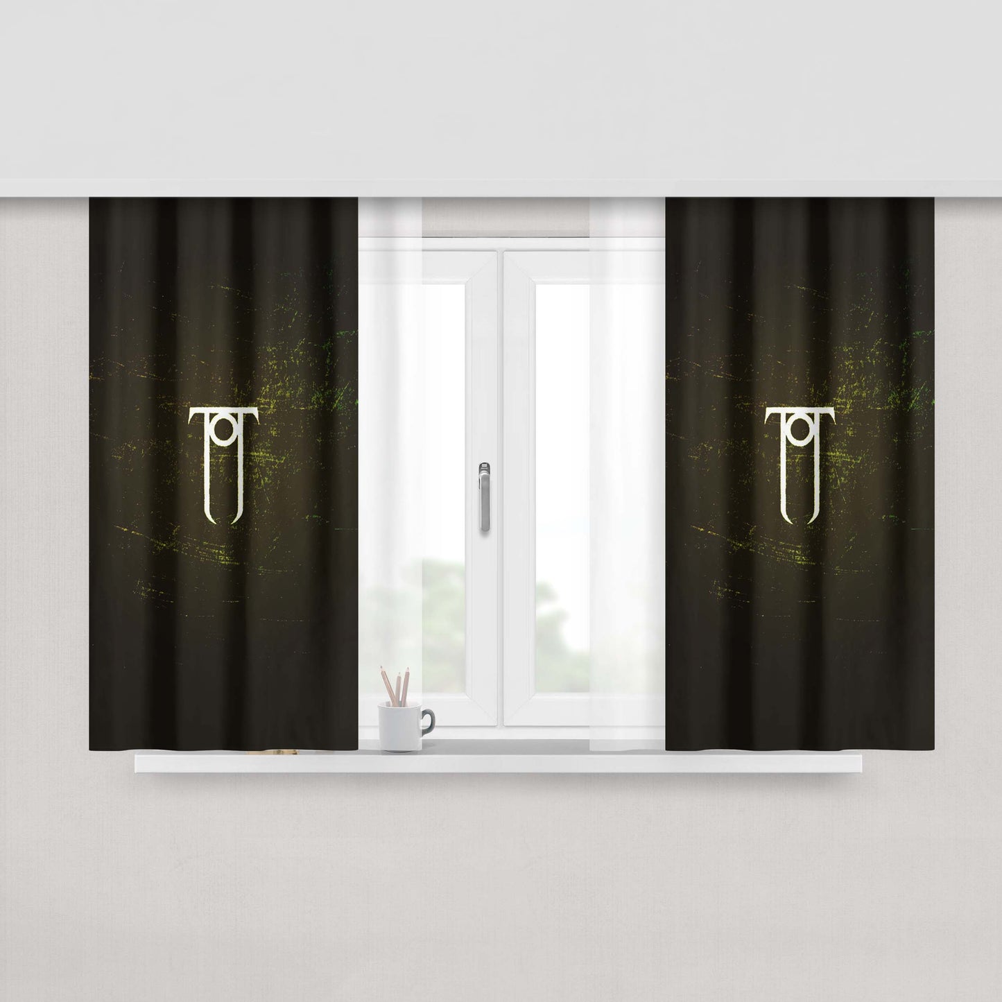 House Of Kings Fallen House Peach Skin Window Curtains