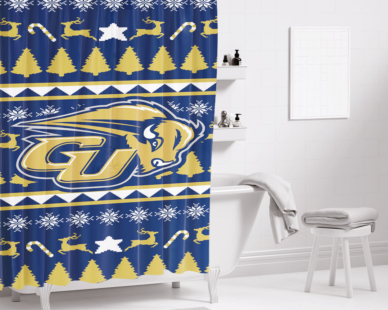 Funny Mountain Dew Bathroom Shower Curtain Fabric Waterproof | 66 X 72 Inch